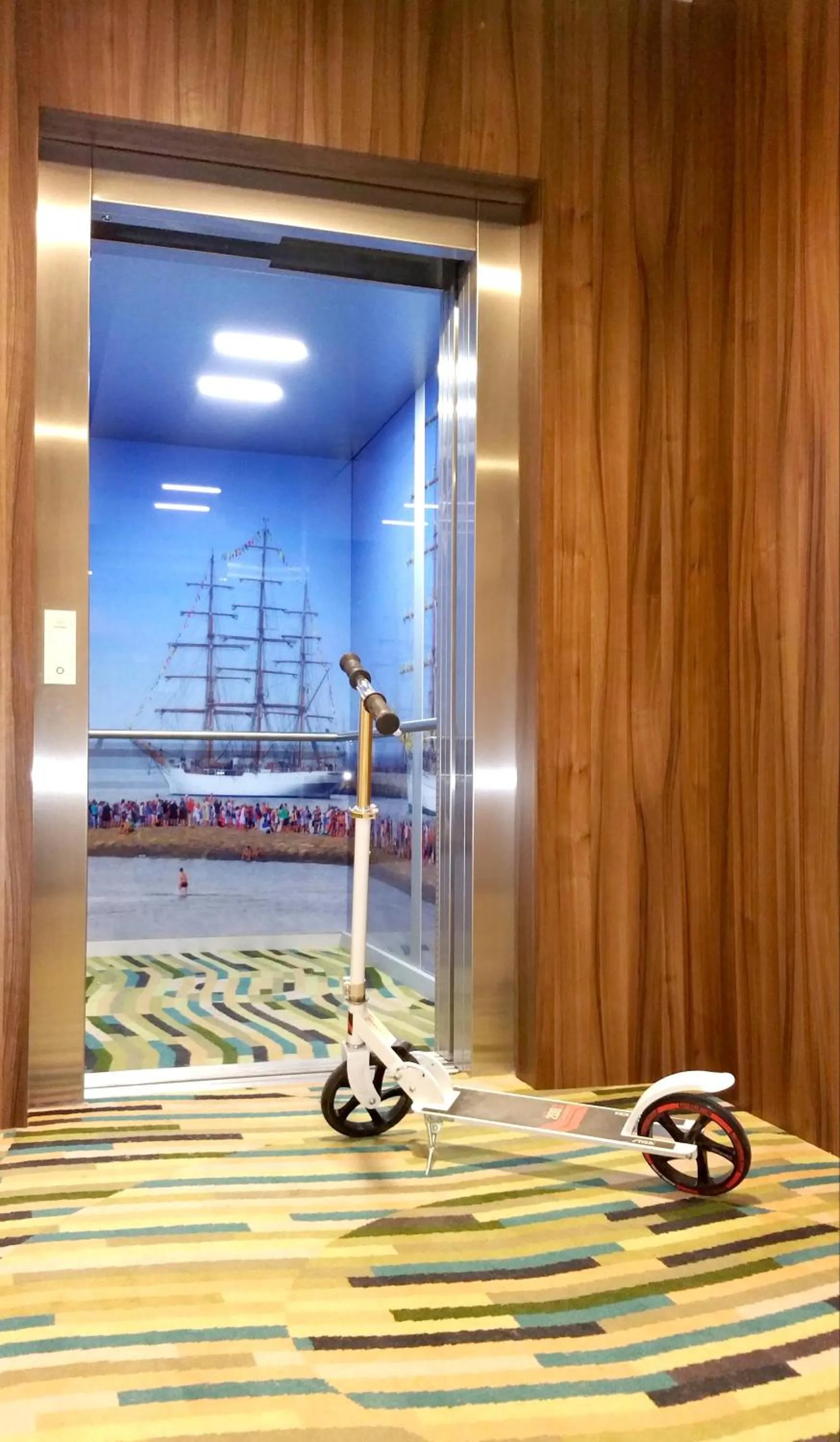 Decorative detail in Baltic Park Molo Apartments by Zdrojowa