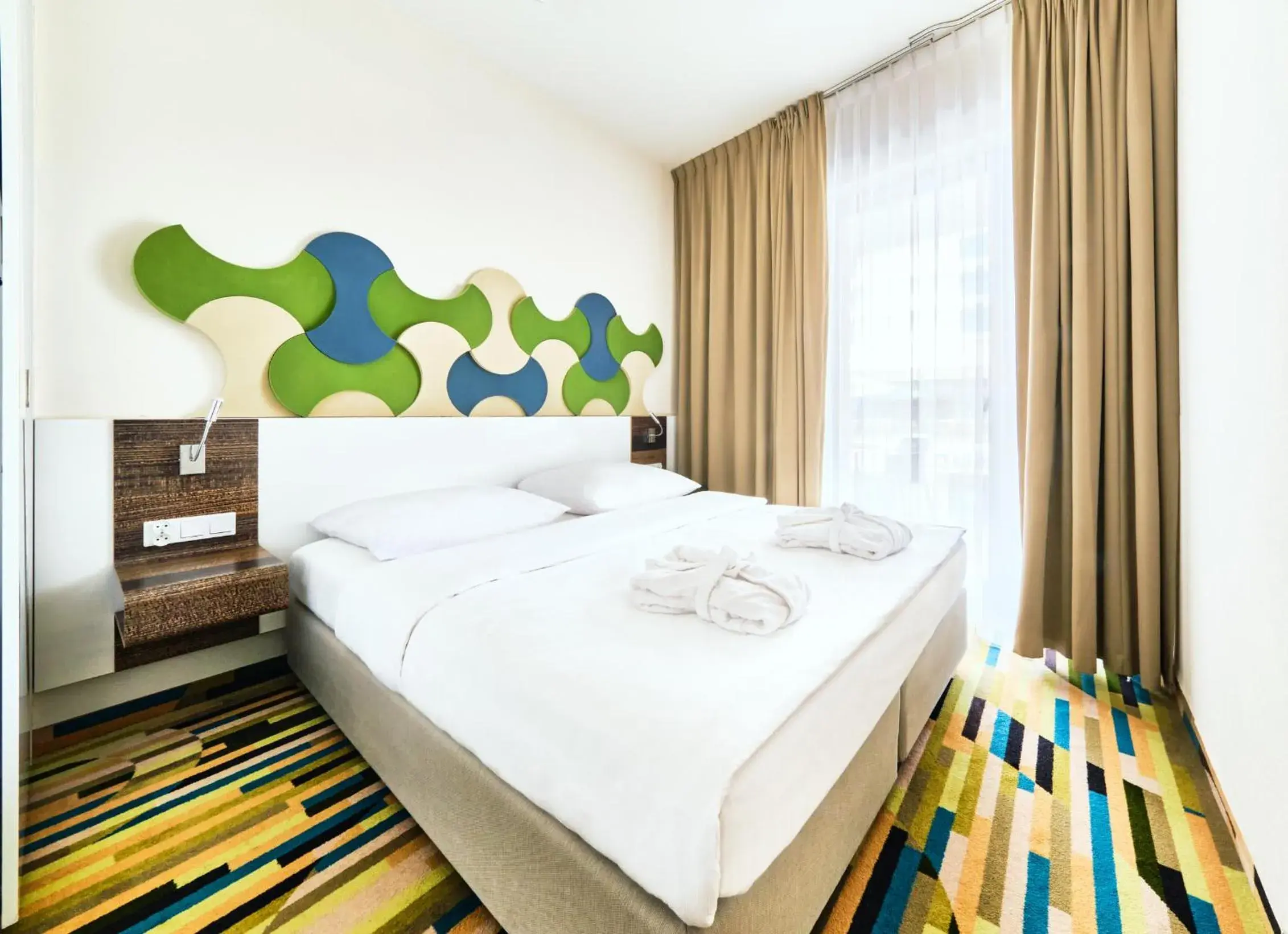 Bed in Baltic Park Molo Apartments by Zdrojowa Bed in Baltic Park Molo Apartments by Zdrojowa