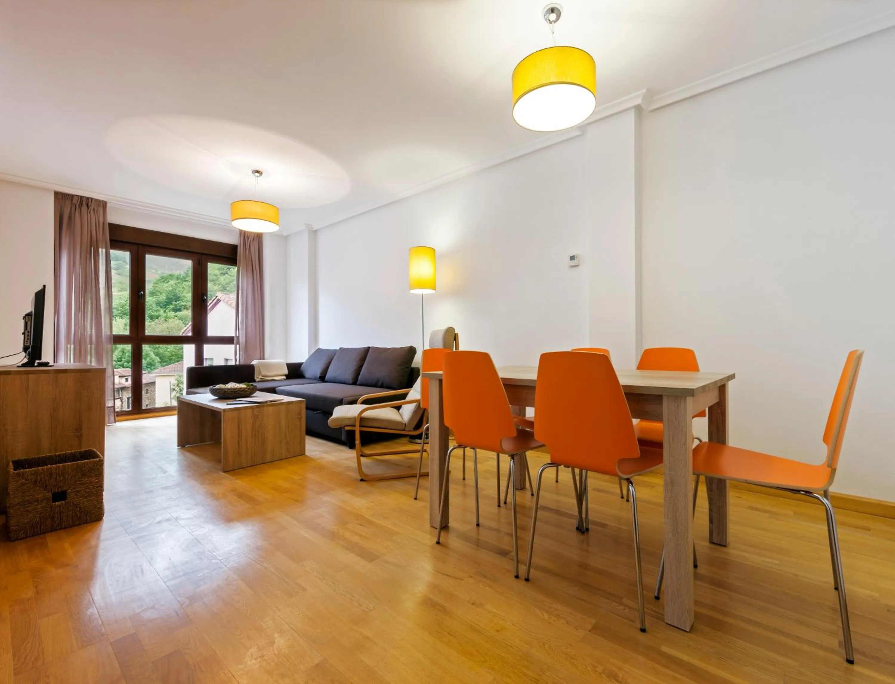 Seating area in Apartamentos El Caxigu