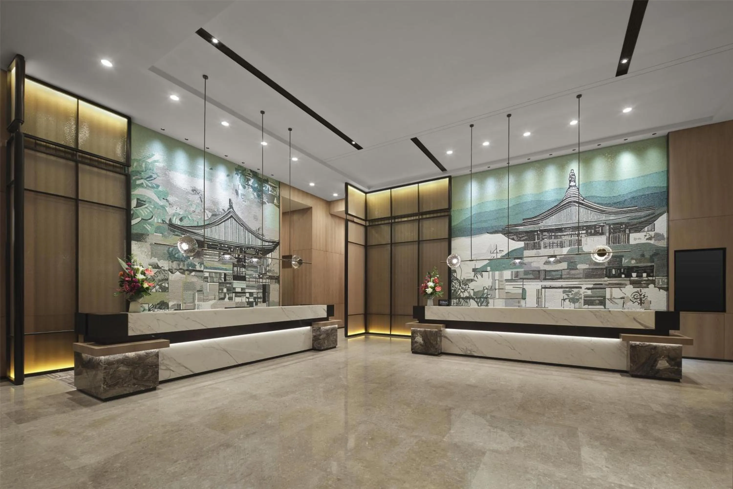 Lobby or reception in Doubletree By Hilton Zhengzhou East