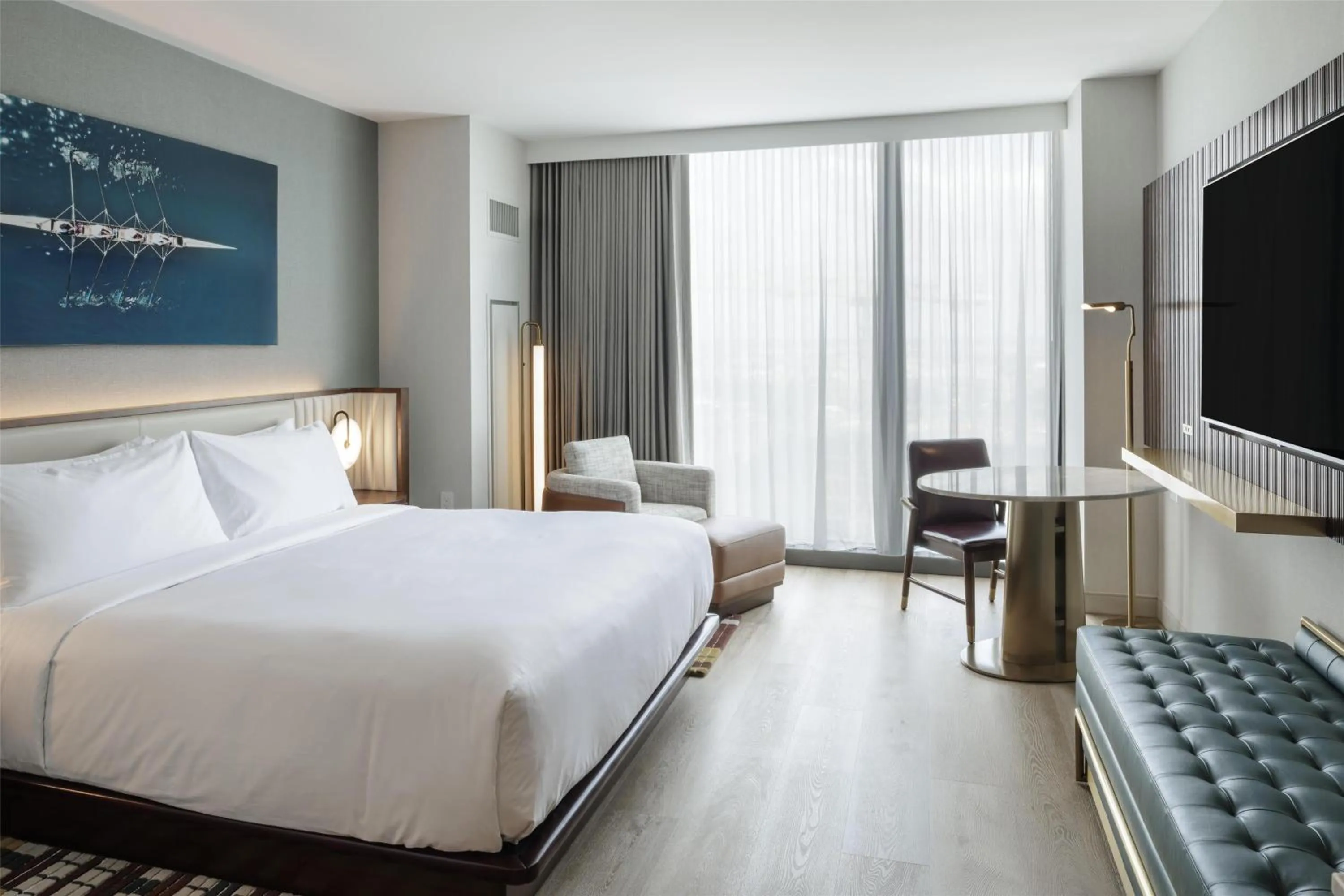 Bedroom, Bed in Hilton Arlington Rosslyn The Key