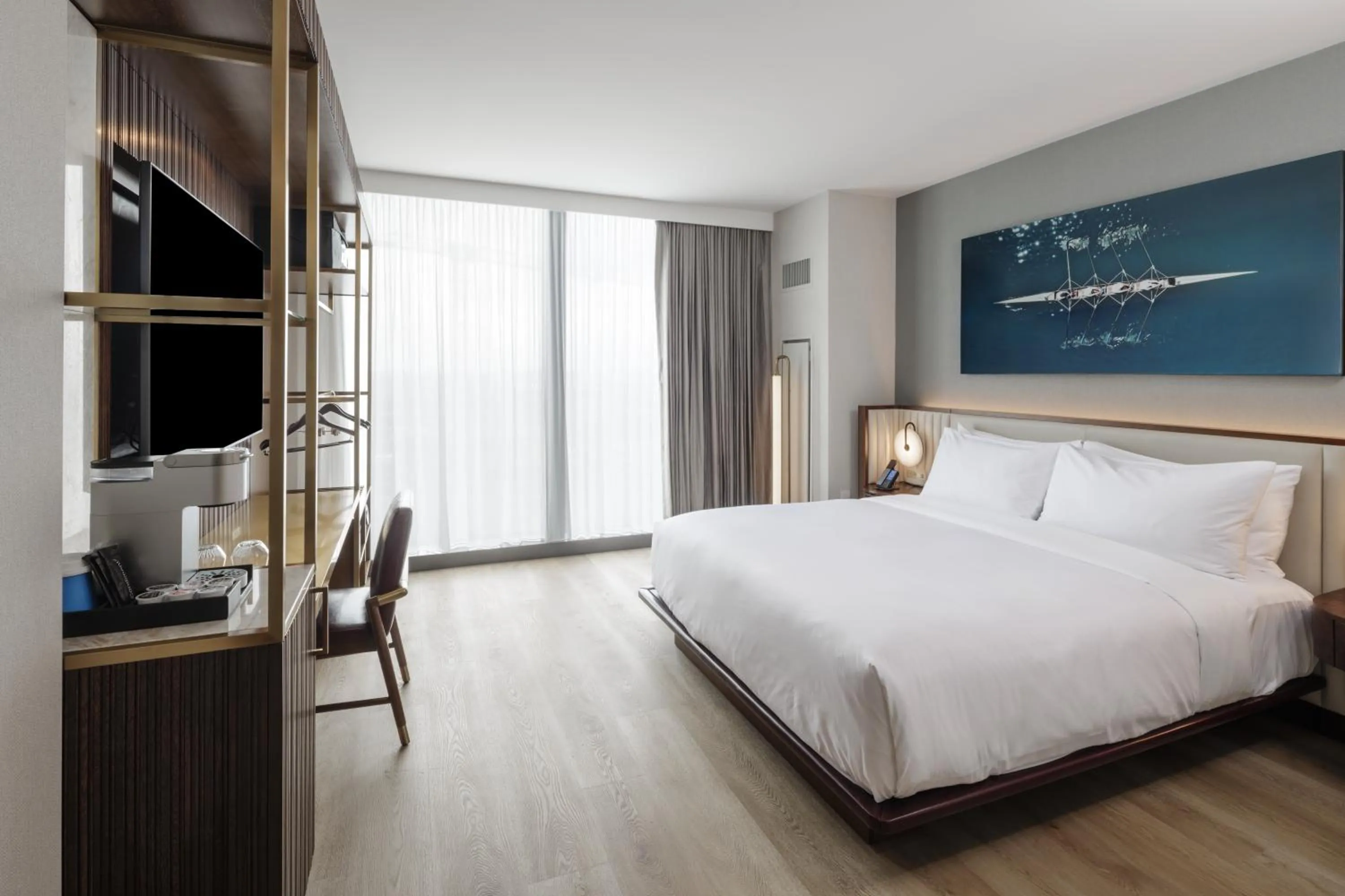 Bedroom, Bed in Hilton Arlington Rosslyn The Key