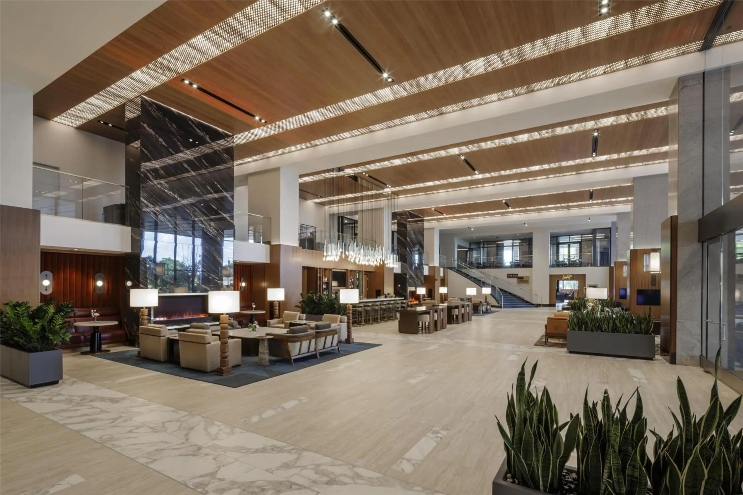 Lobby or reception in Hilton Arlington Rosslyn The Key Lobby or reception in Hilton Arlington Rosslyn The Key