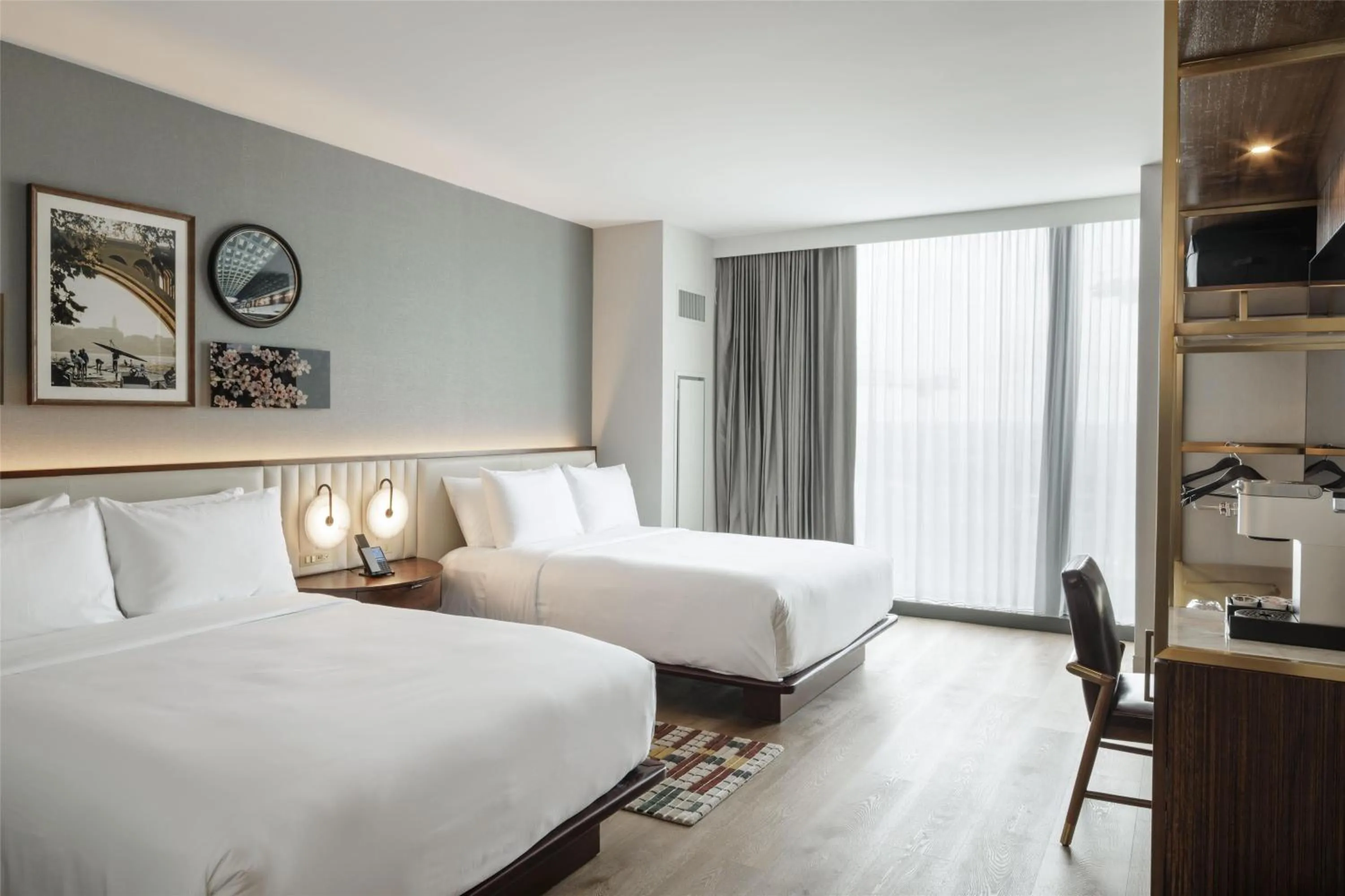 Bed in Hilton Arlington Rosslyn The Key