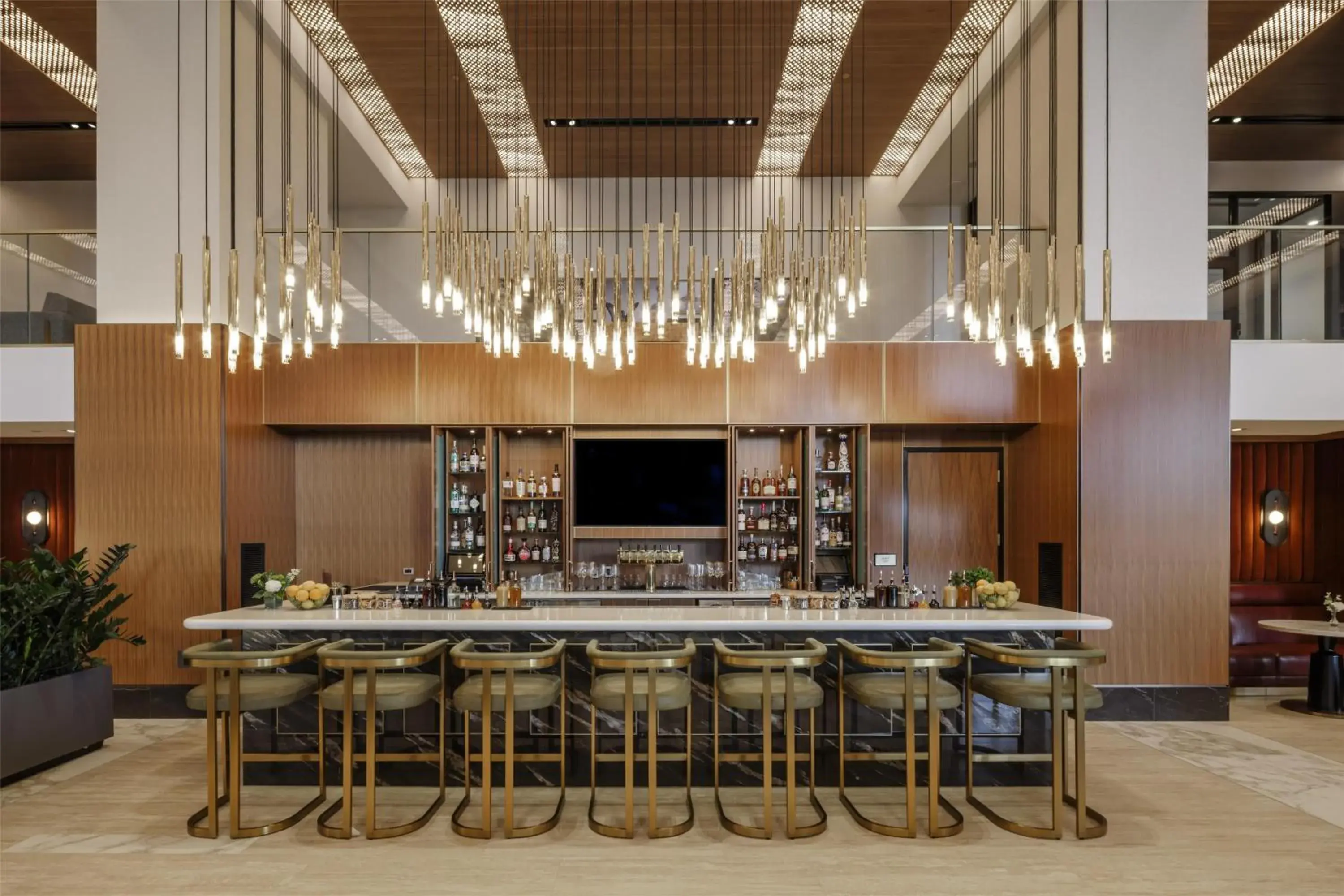 Lounge or bar in Hilton Arlington Rosslyn The Key Lounge or bar in Hilton Arlington Rosslyn The Key