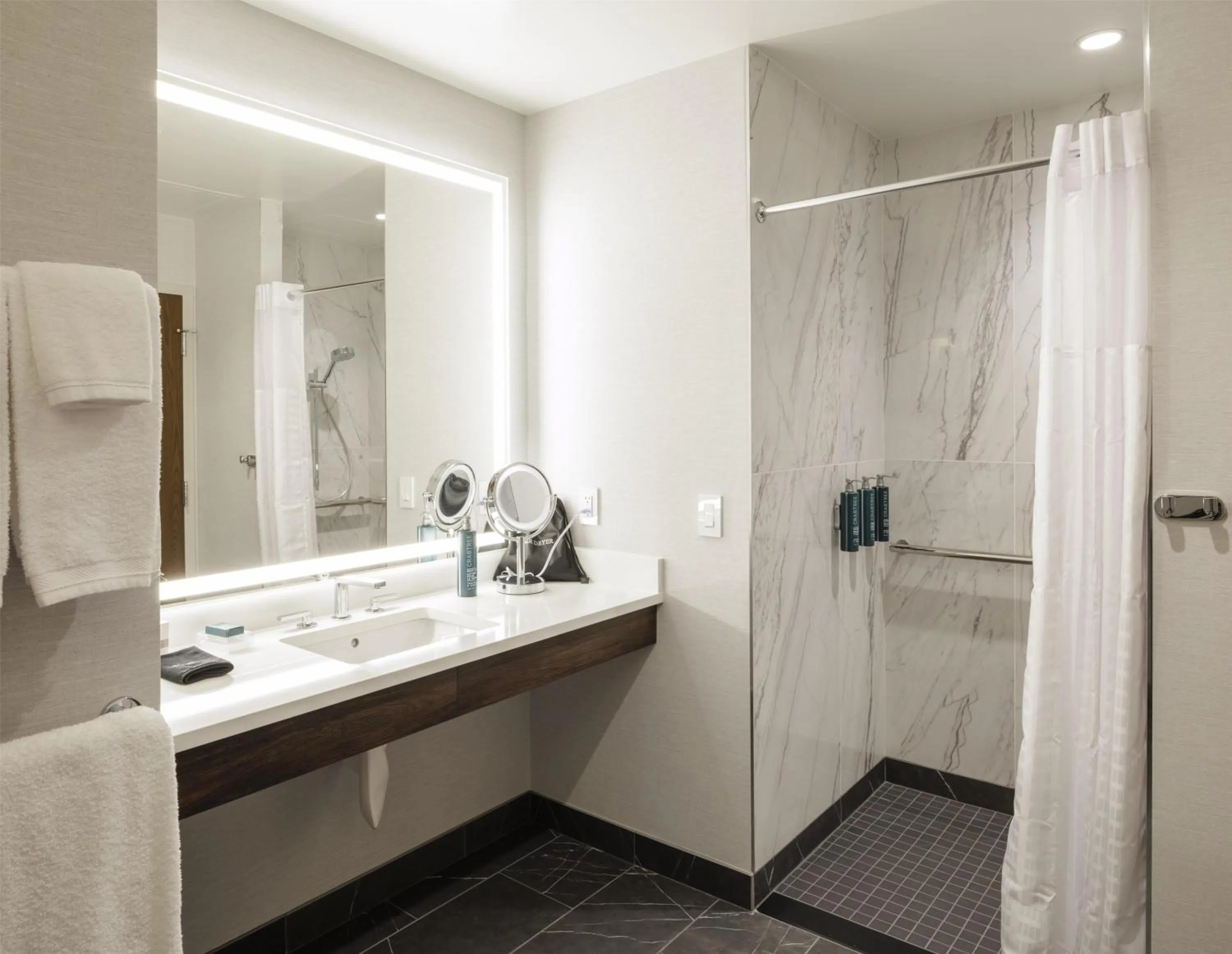 Bathroom in Hilton Arlington Rosslyn The Key