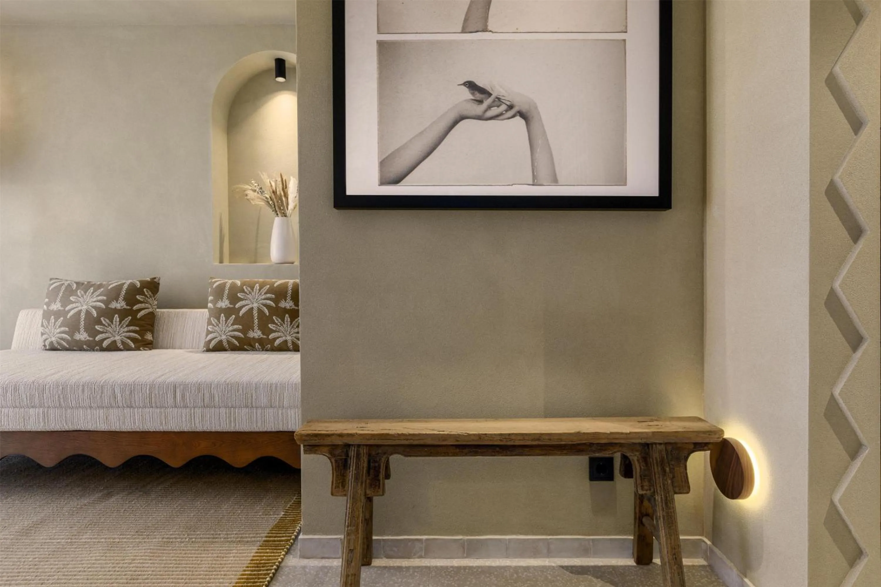 Living room, Bed in Amarello Hotel Praia Santo André, Tapestry Collection by Hilton