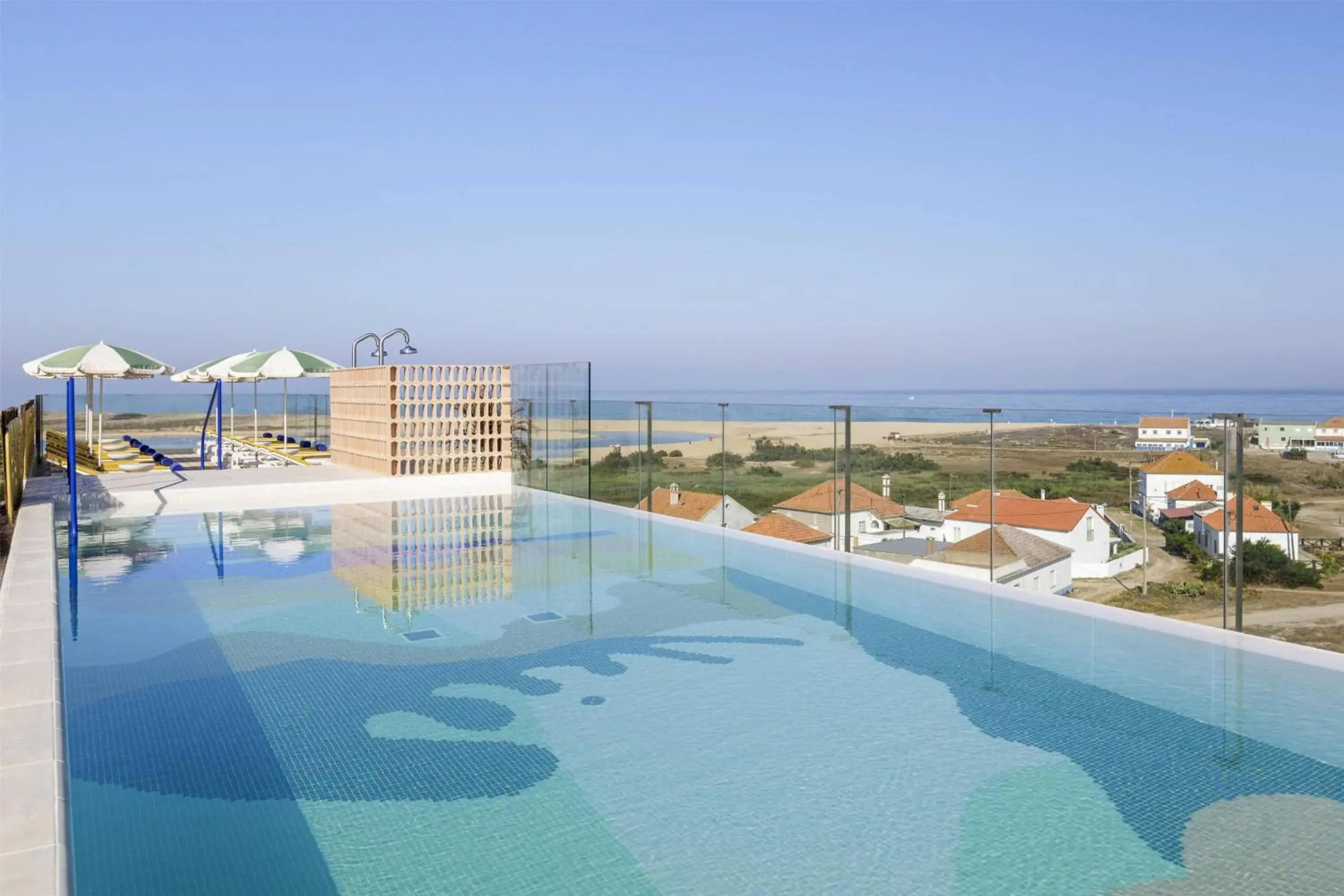 Pool view in Amarello Hotel Praia Santo André, Tapestry Collection by Hilton Pool view in Amarello Hotel Praia Santo André, Tapestry Collection by Hilton