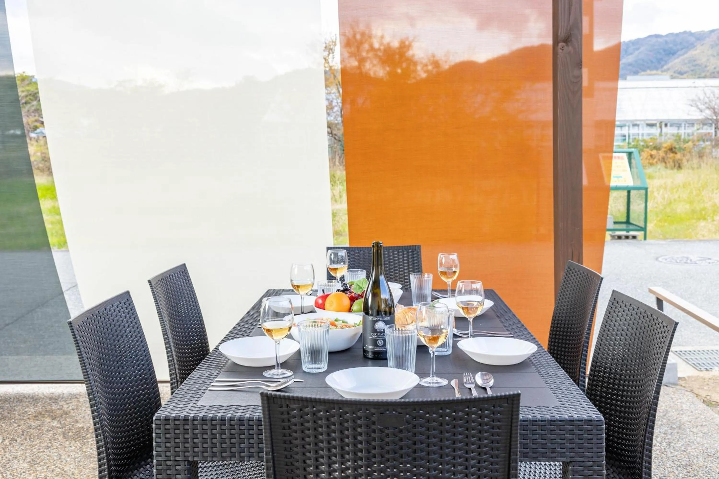 BBQ facilities in Seaside House-THE BLUE-