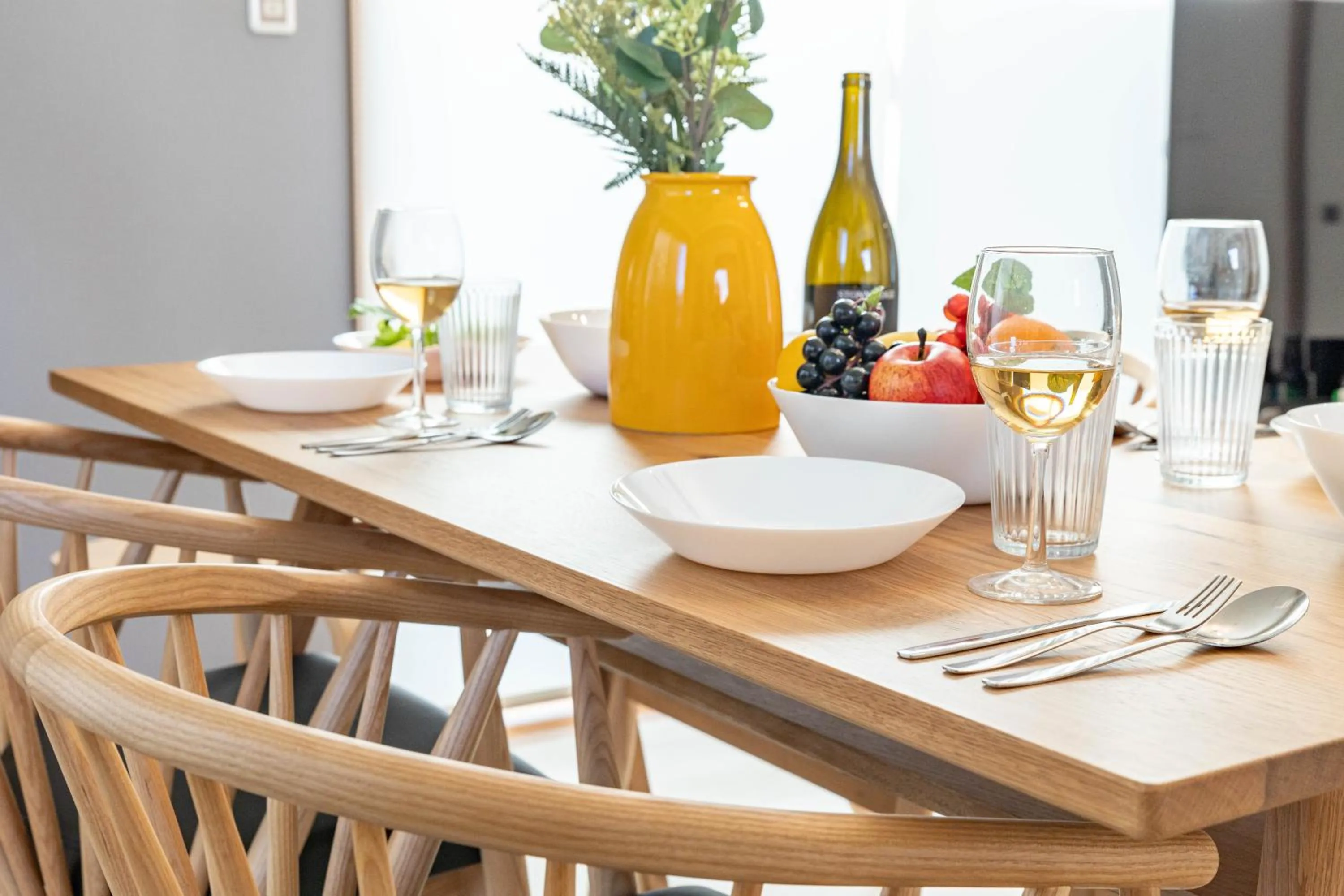 Dining area in Seaside House-THE BLUE-