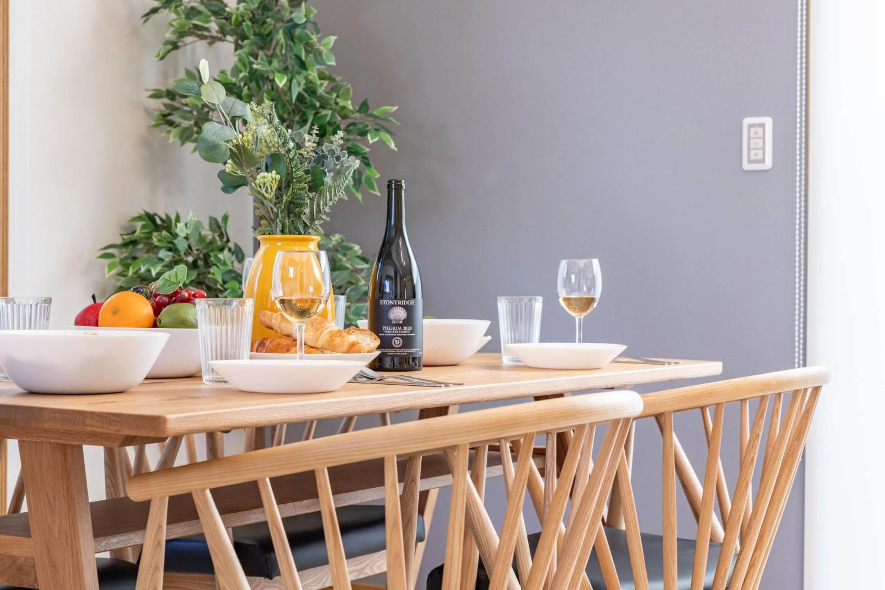 Dining area in Seaside House-THE BLUE-