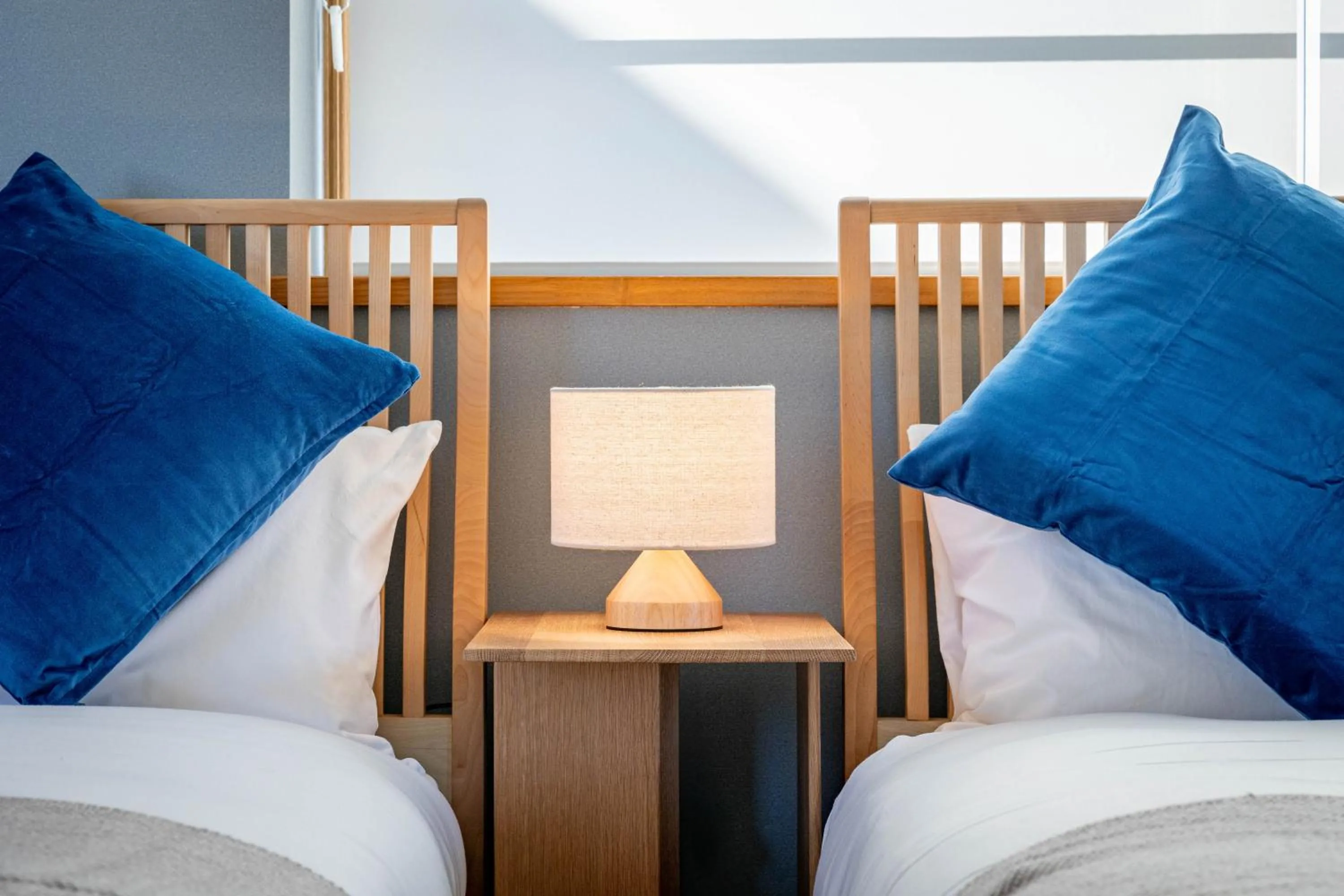 Bed in Seaside House-THE BLUE-