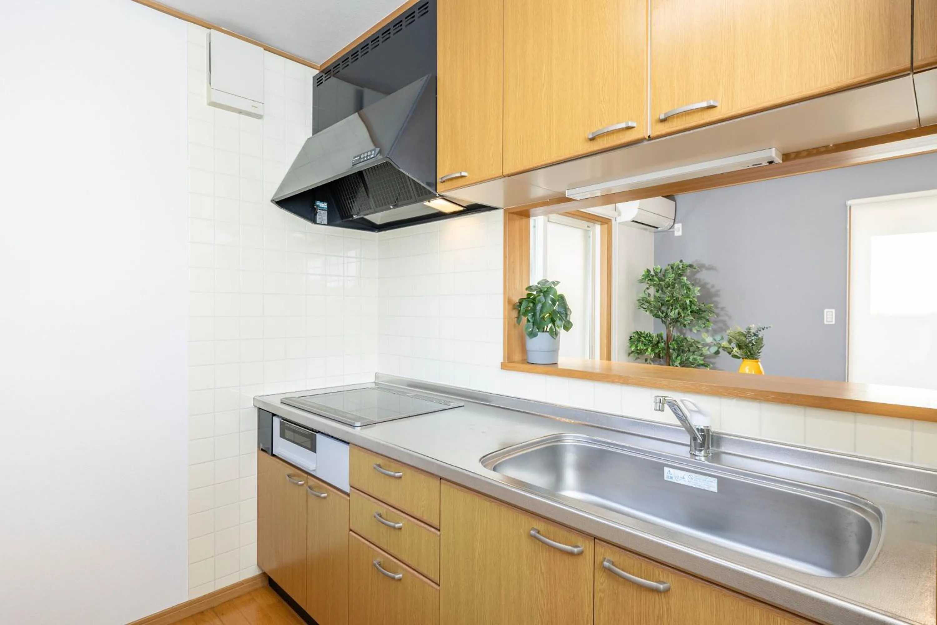 kitchen in Seaside House-THE BLUE-