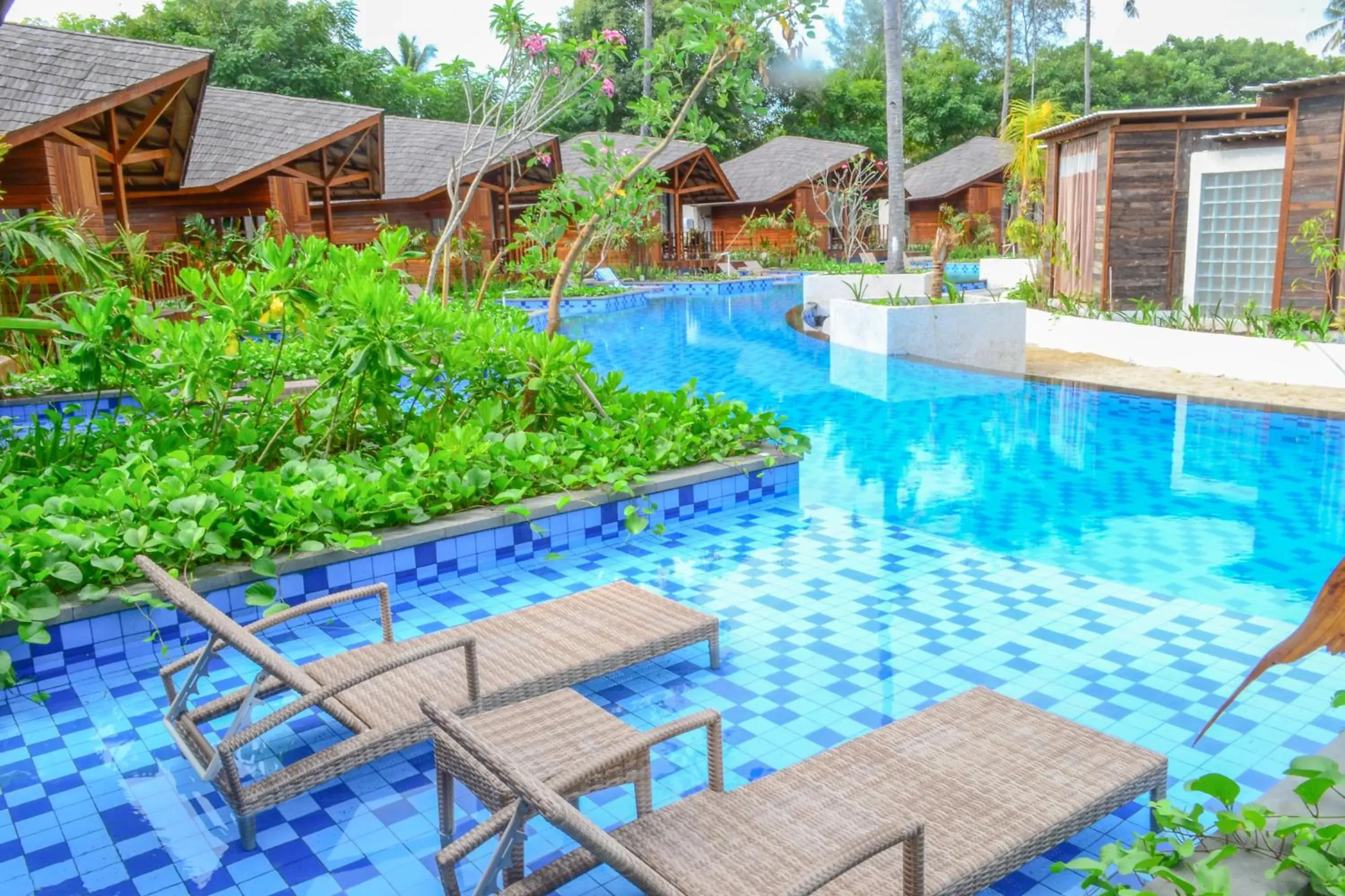 Swimming pool in Gili Air Lagoon Resort By Waringin Hospitality Swimming pool in Gili Air Lagoon Resort By Waringin Hospitality
