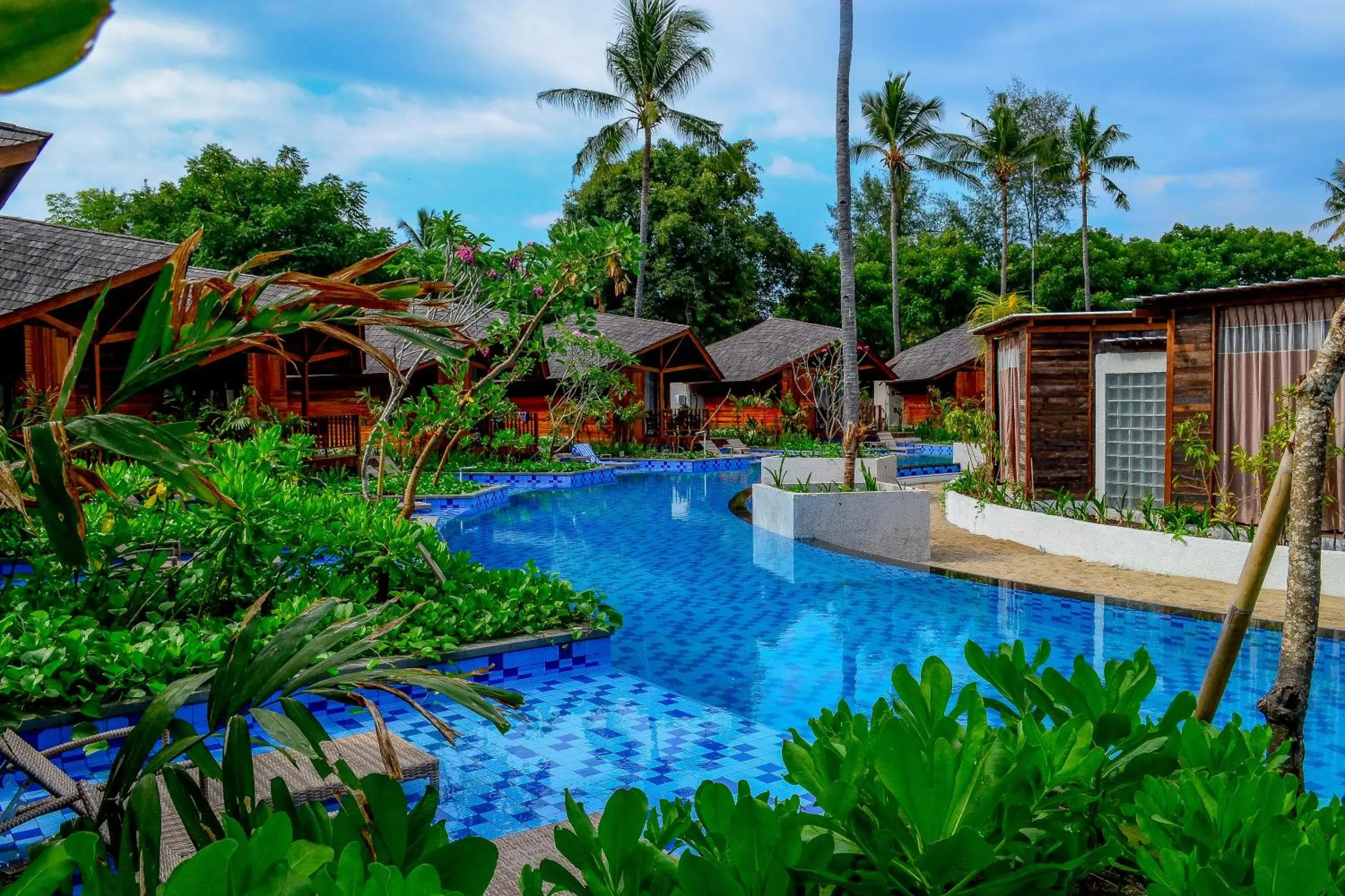 Pool view in Gili Air Lagoon Resort By Waringin Hospitality Pool view in Gili Air Lagoon Resort By Waringin Hospitality