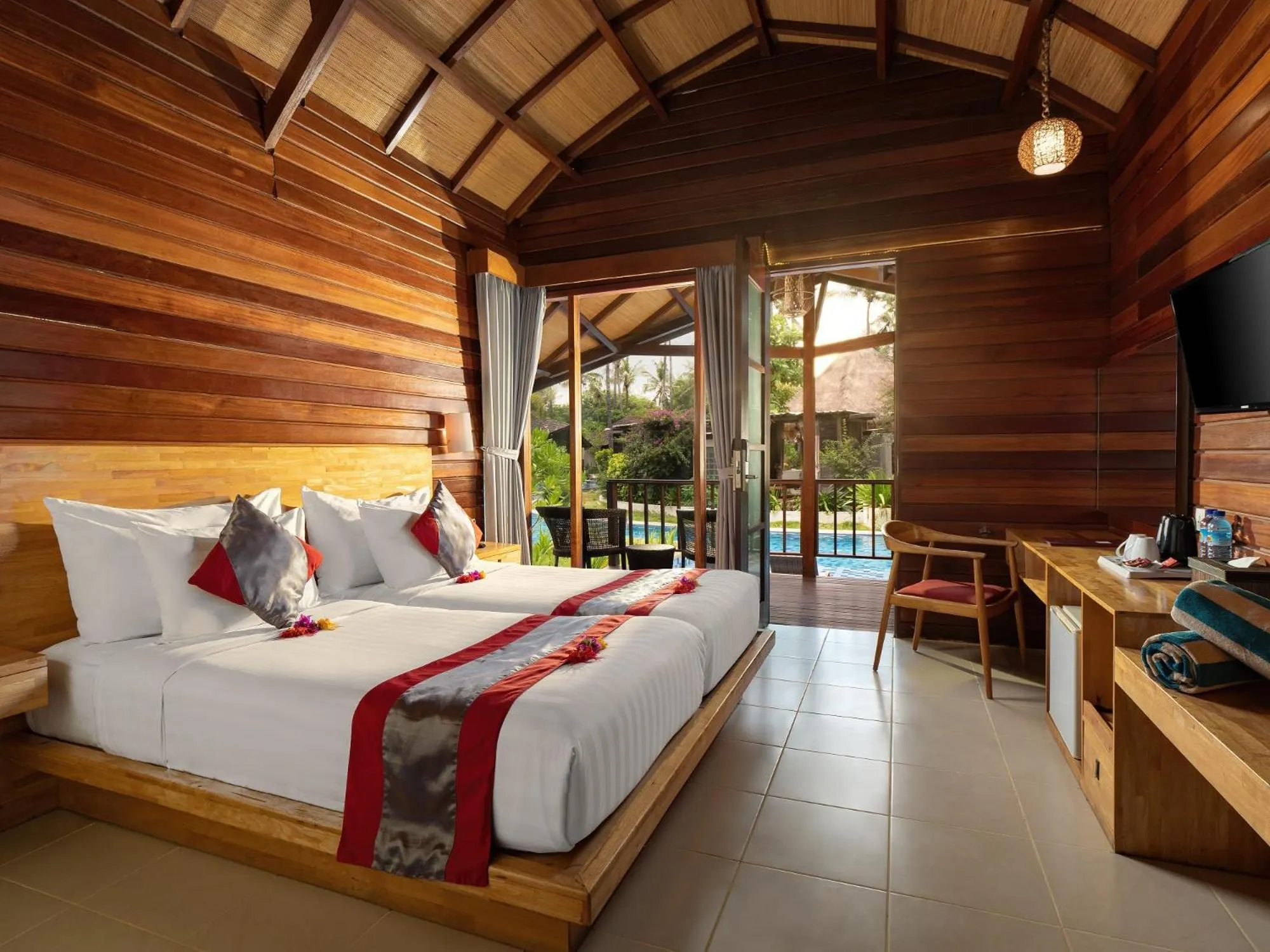 Bedroom, Bed in Gili Air Lagoon Resort By Waringin Hospitality
