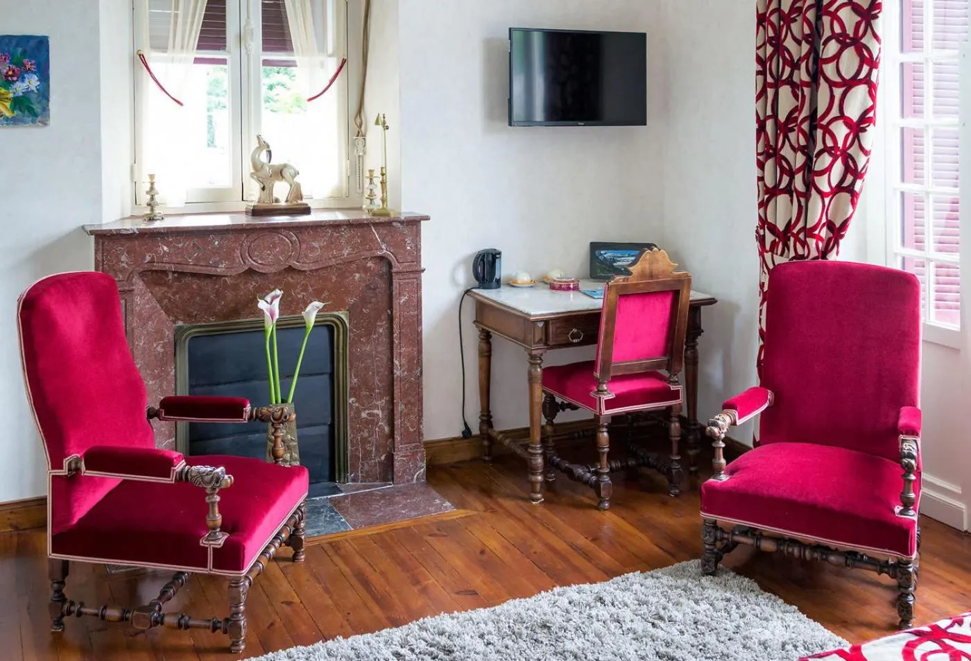 Seating area in Villa l'Orante