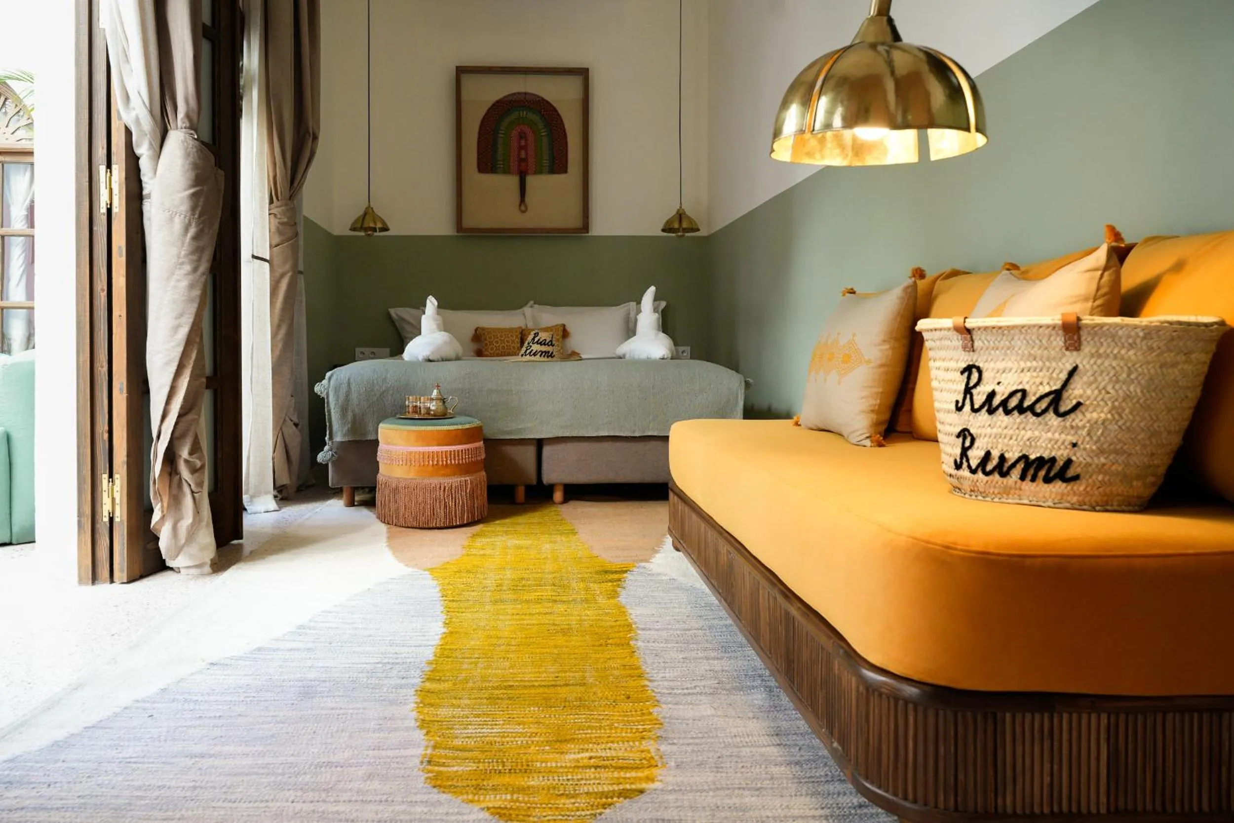 Deluxe Triple Room in Riad Rumi Marrakech Medina