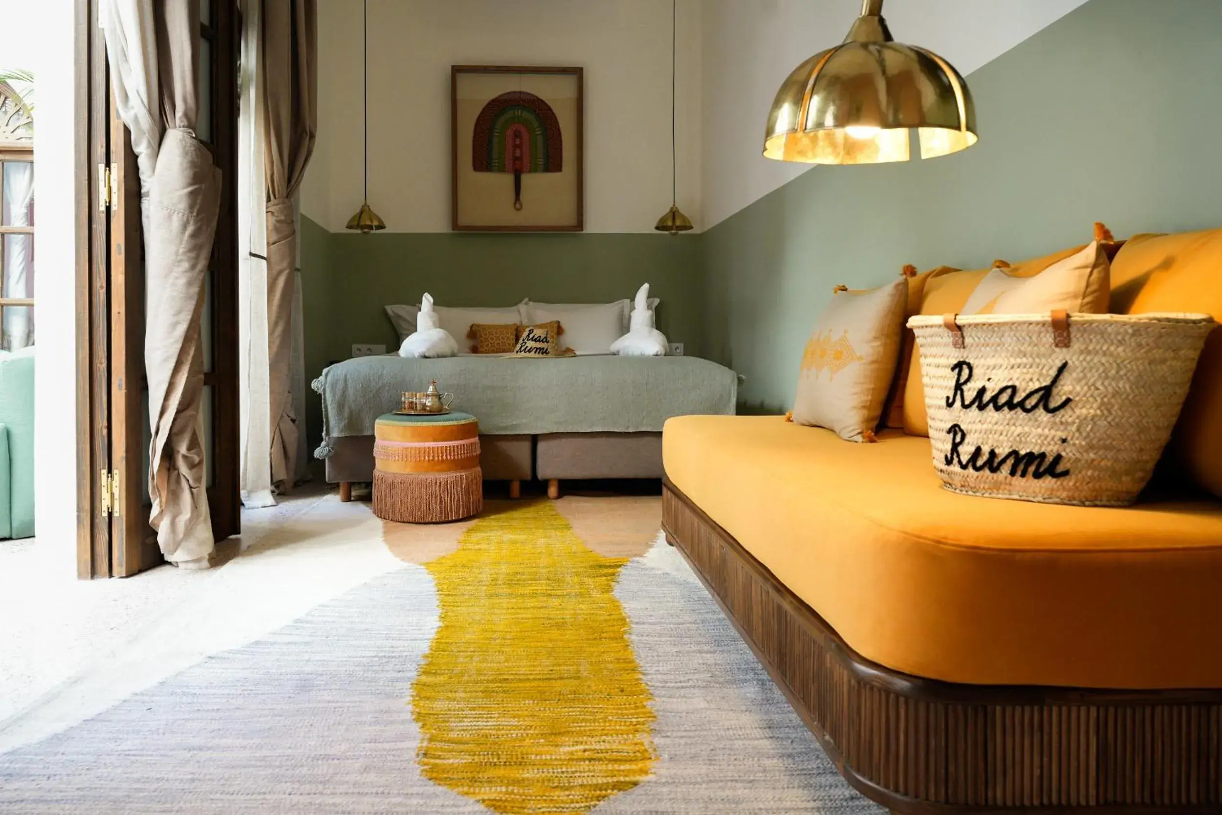 Deluxe Triple Room in Riad Rumi Marrakech Medina Deluxe Triple Room in Riad Rumi Marrakech Medina