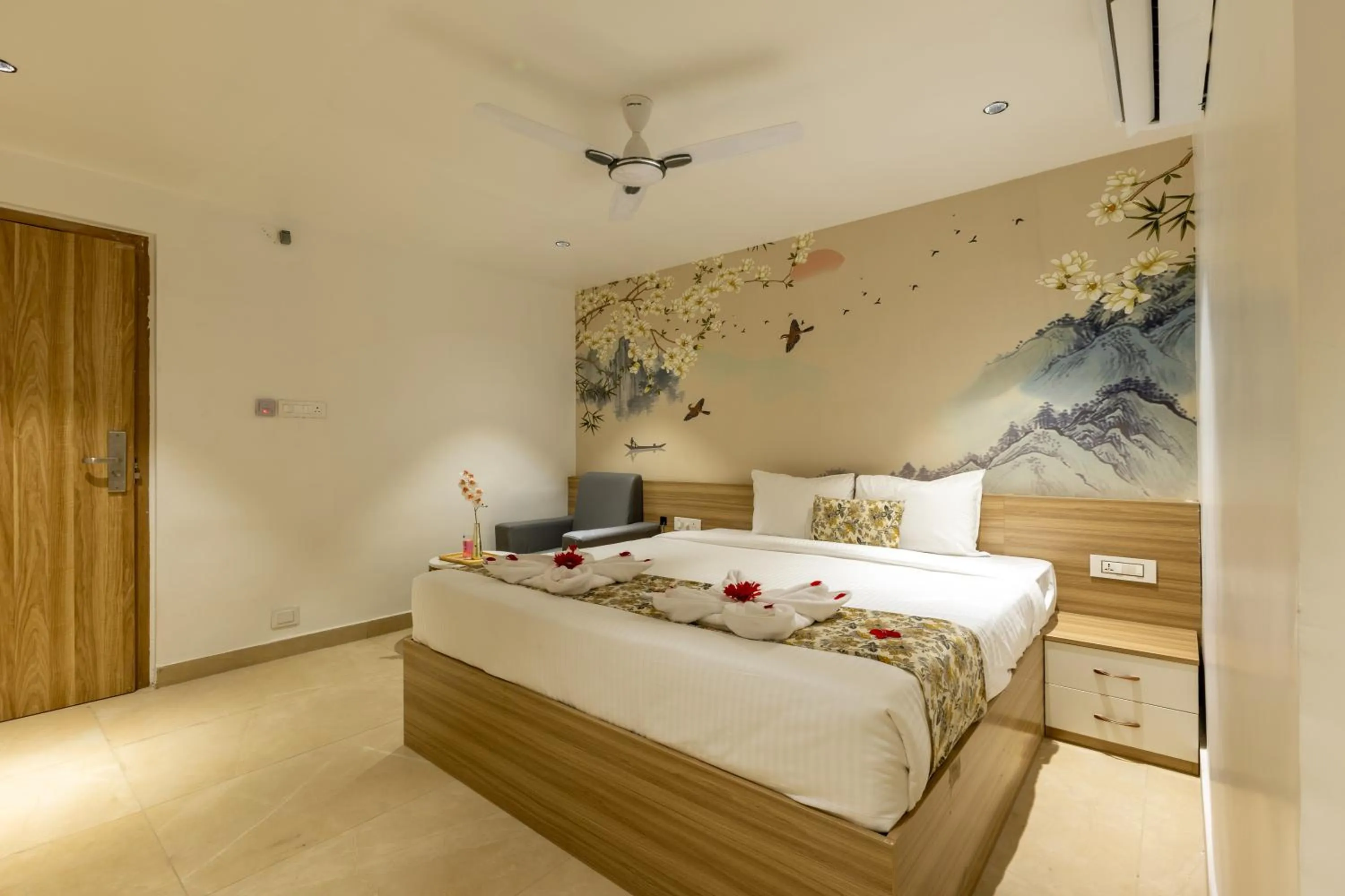 Bed in Hiwa Boutique Hotel