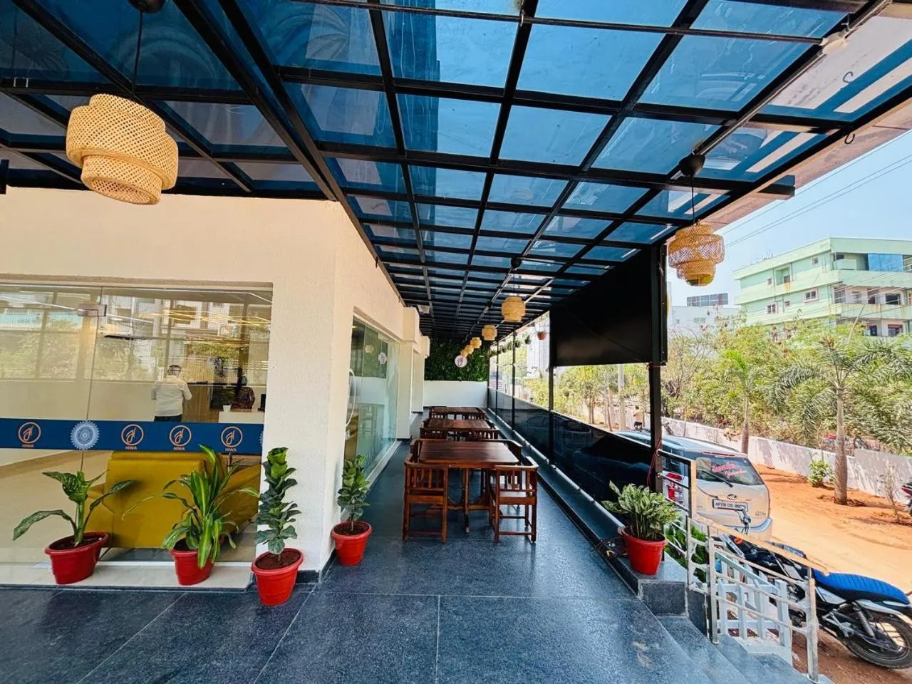 Patio in Hiwa Boutique Hotel