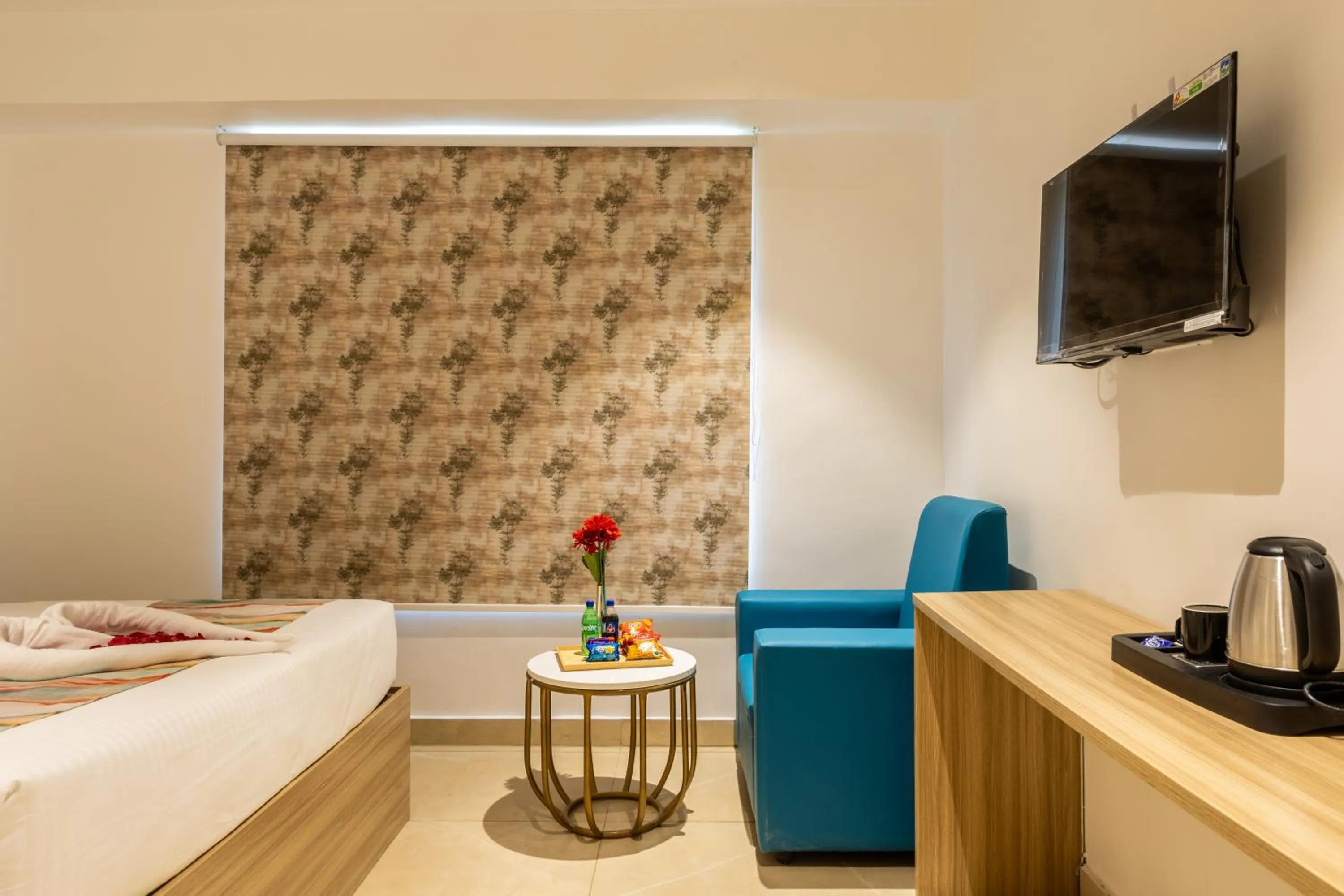 TV and multimedia, Bed in Hiwa Boutique Hotel