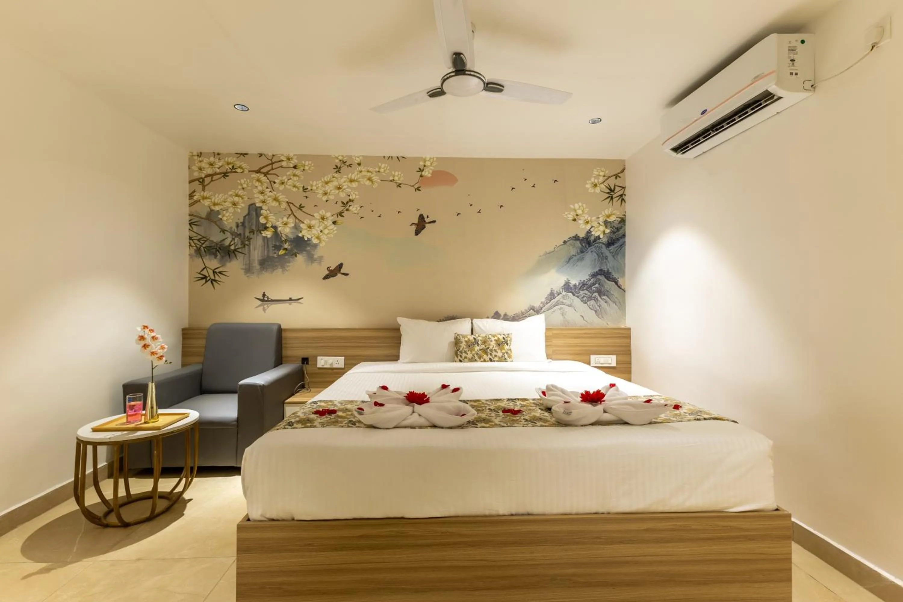 Bed in Hiwa Boutique Hotel