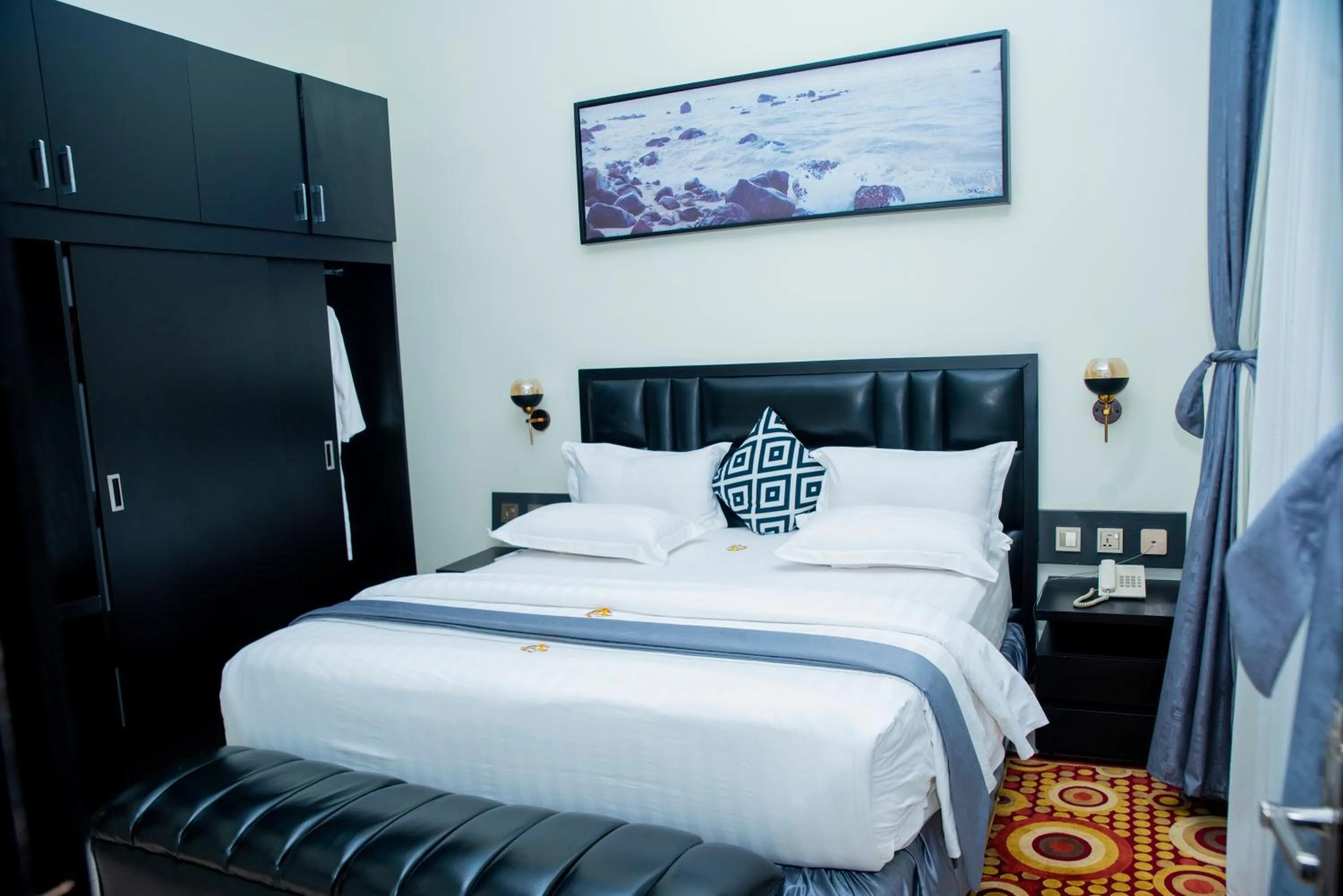 Bed in Grazia Apartment Hotel