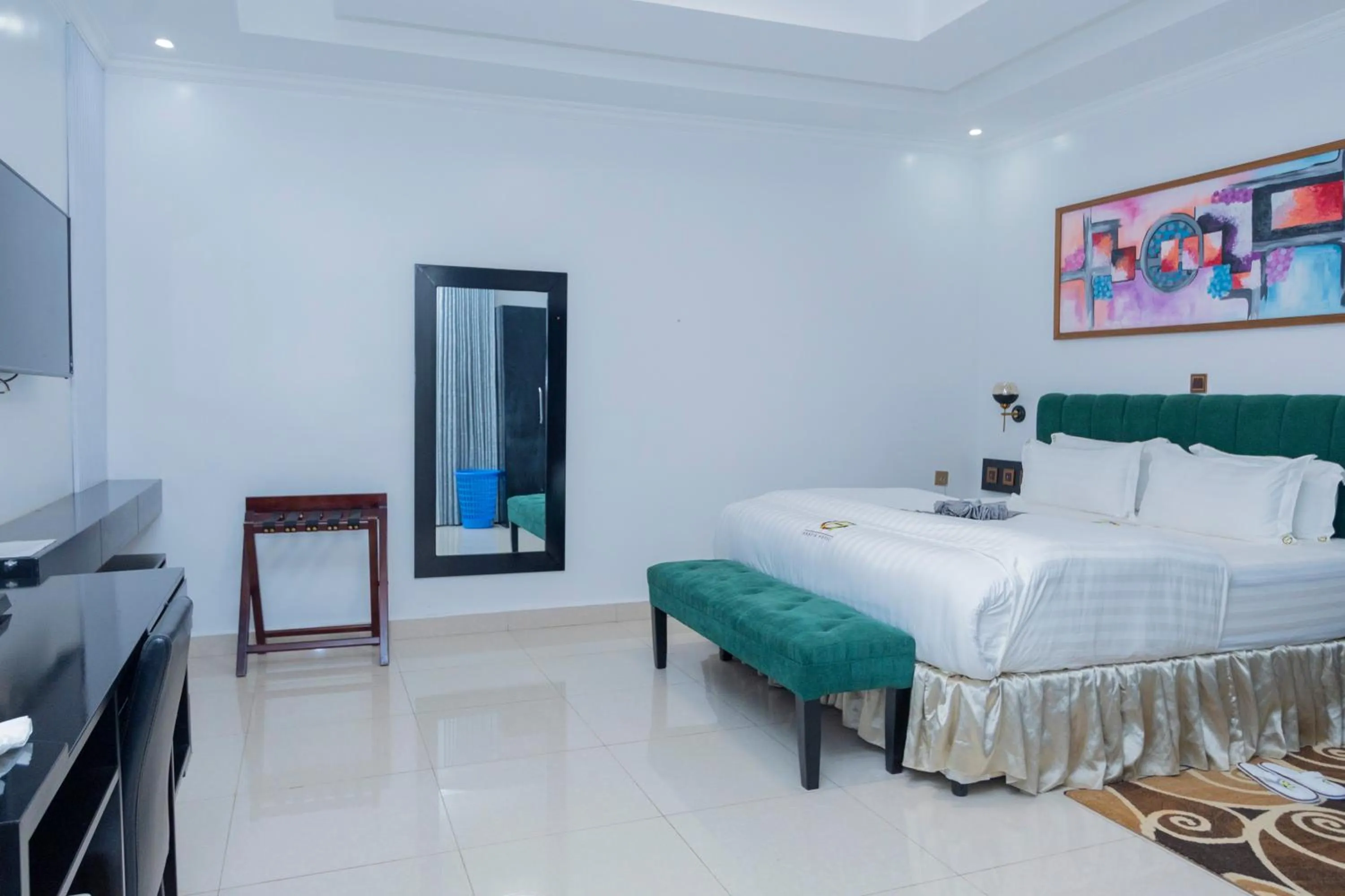 Bed in Grazia Apartment Hotel