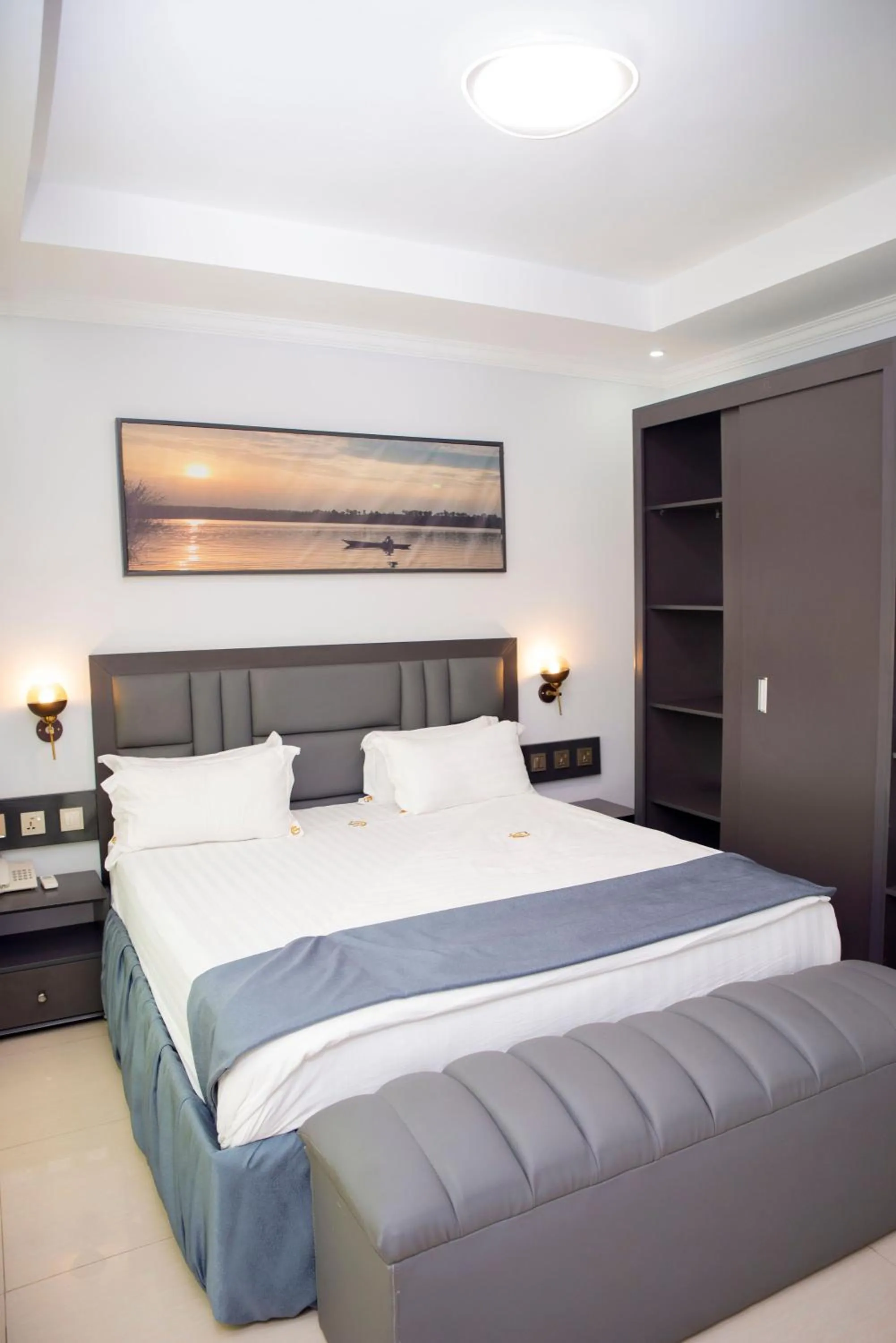 Bed in Grazia Apartment Hotel