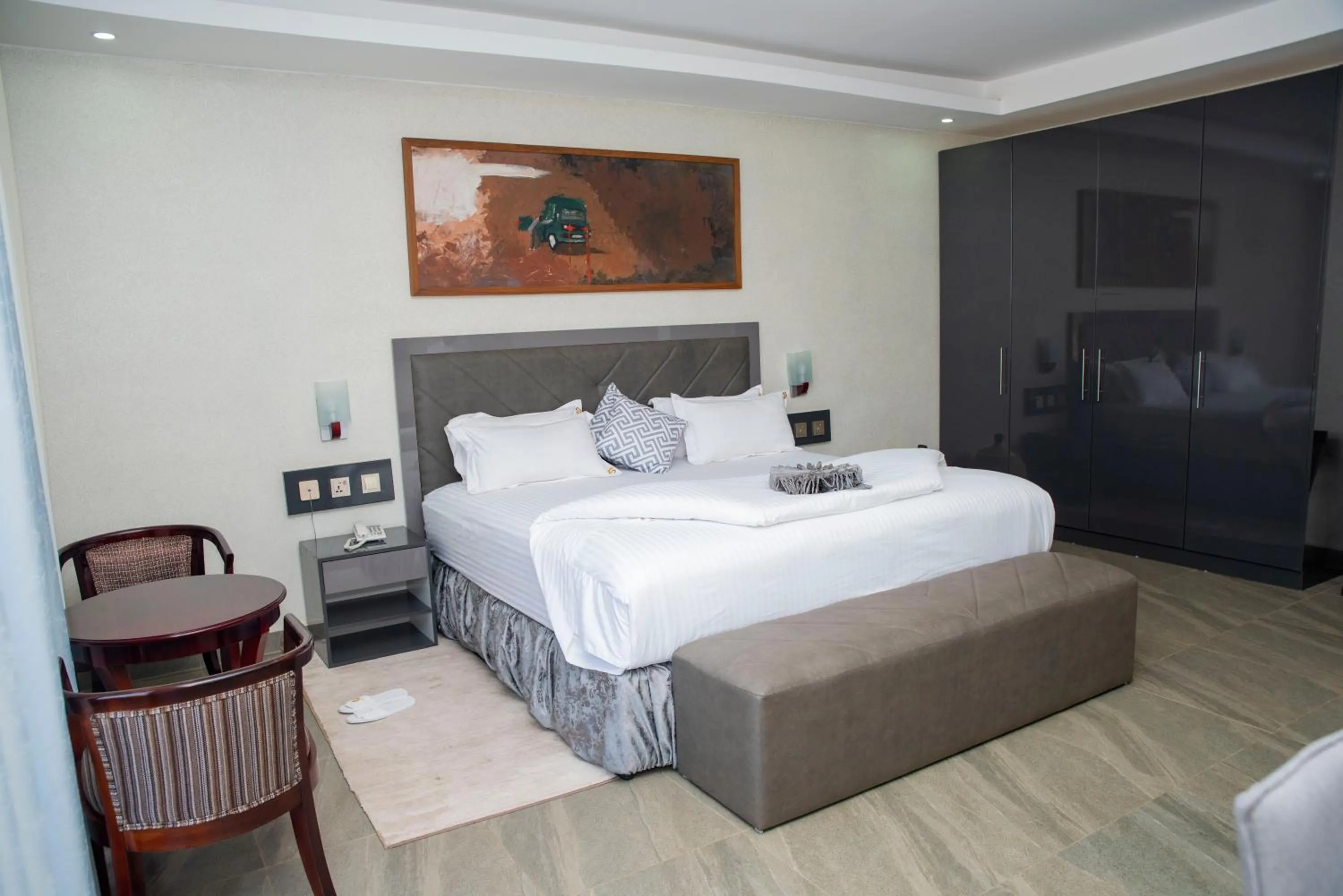 Bed in Grazia Apartment Hotel