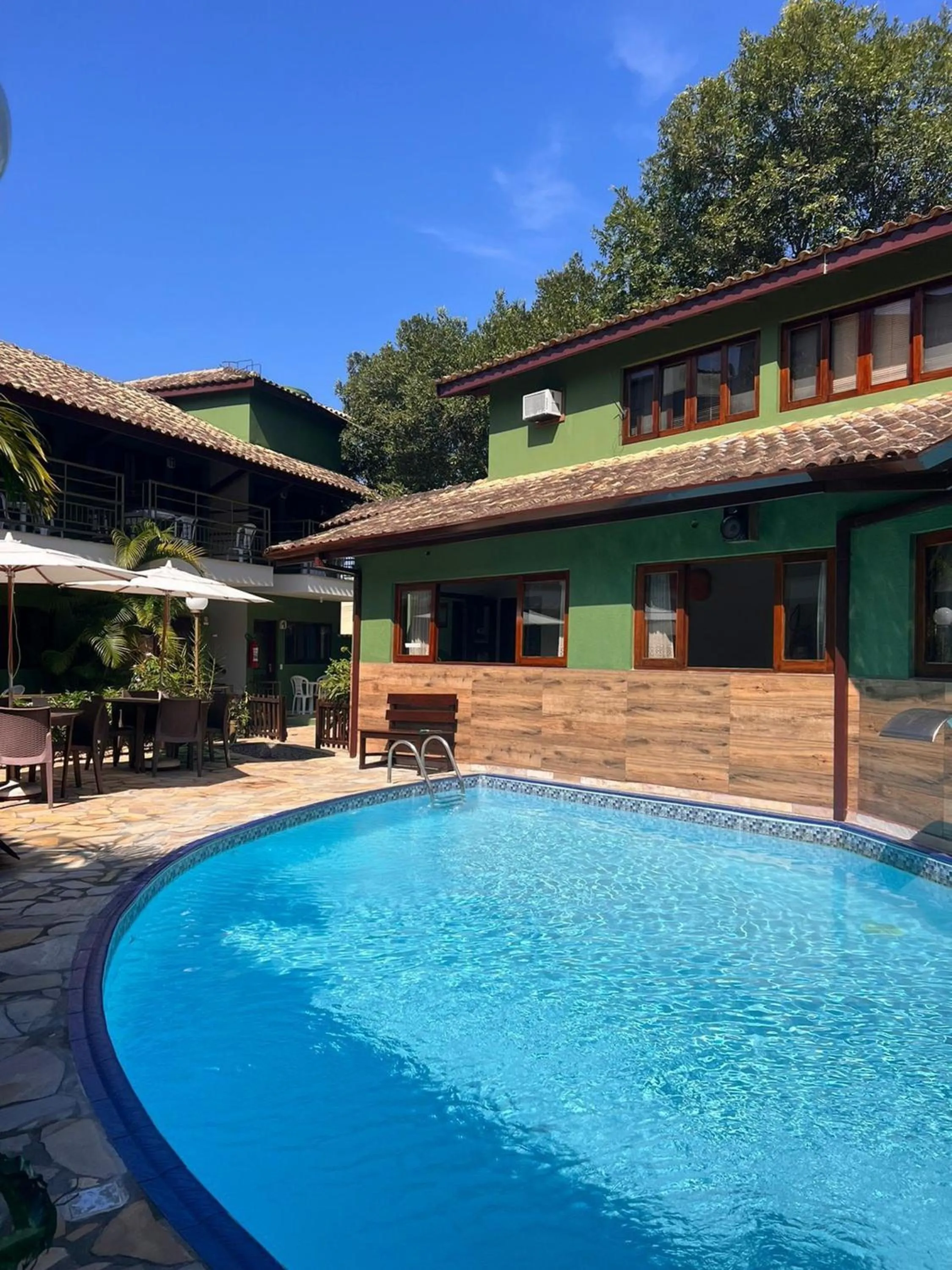 Pool view in Pousada Morada da Praia