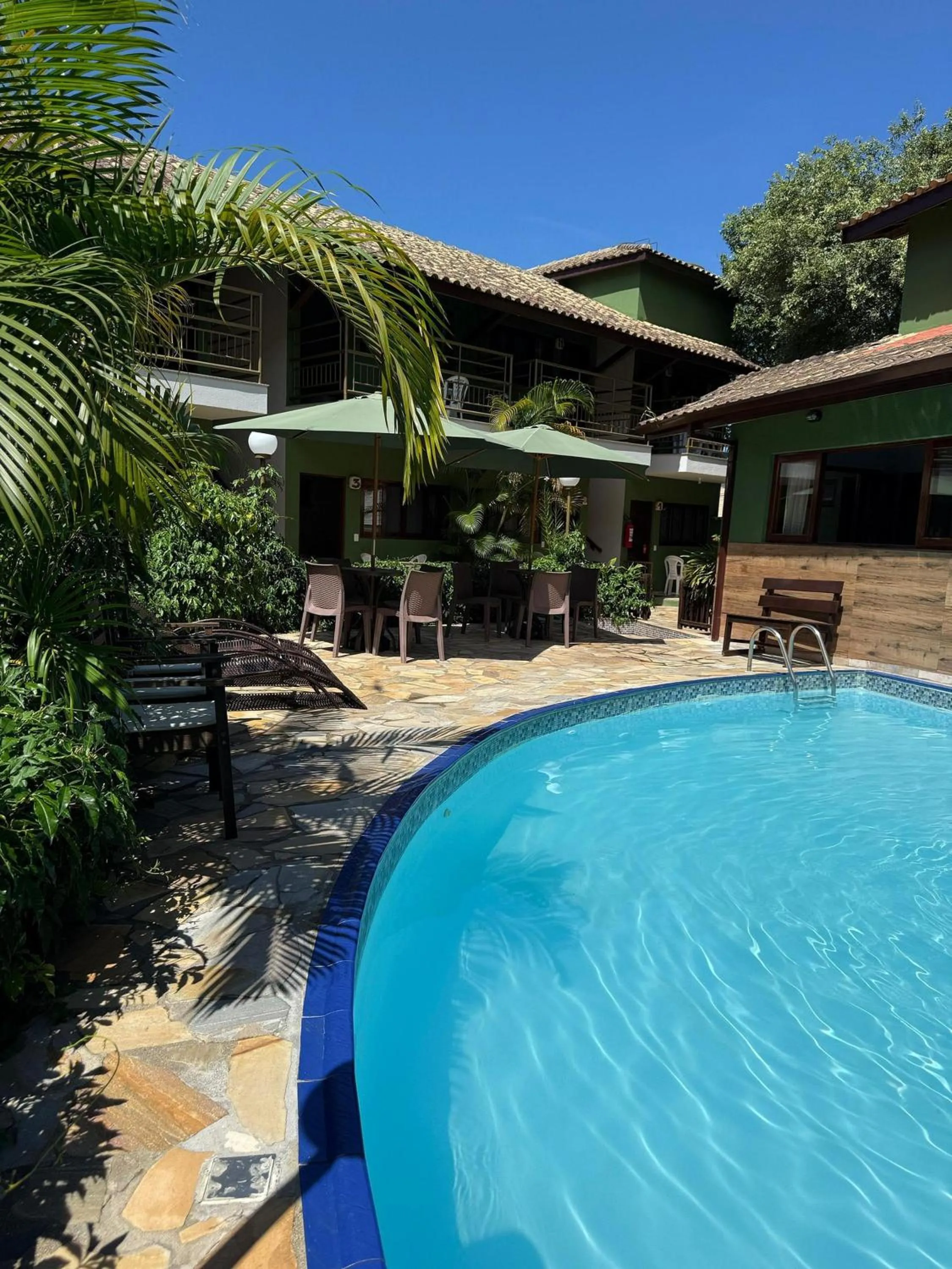 Pool view in Pousada Morada da Praia