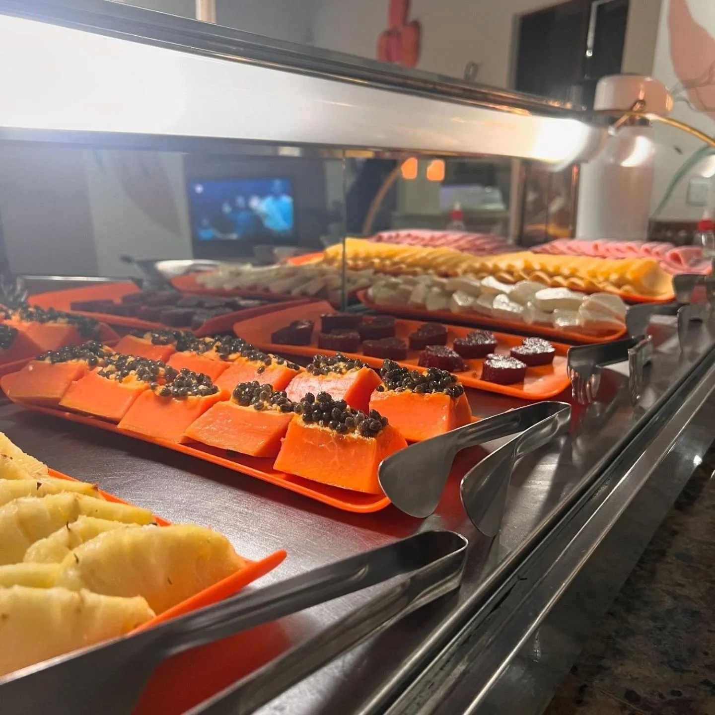Buffet breakfast in Pousada Morada da Praia