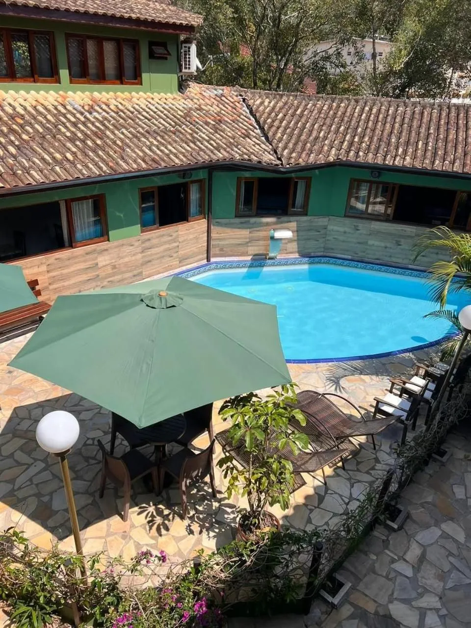 Pool view in Pousada Morada da Praia