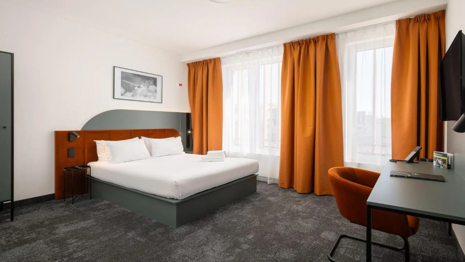 Bed in B&B HOTEL Leszno