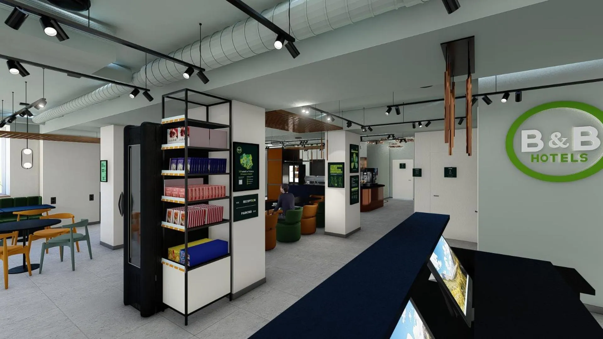 Lobby or reception in B&B HOTEL Leszno