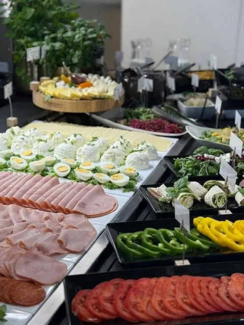 Buffet breakfast in B&B HOTEL Leszno