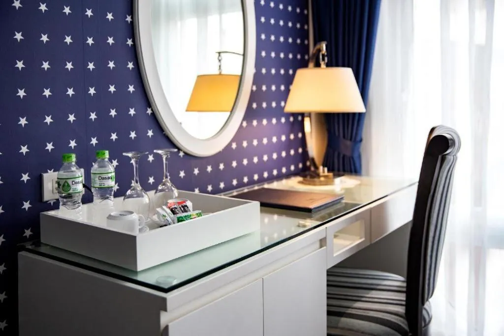 Decorative detail in Le Petit Prince Lakeside Hotel & Rooftop Bar