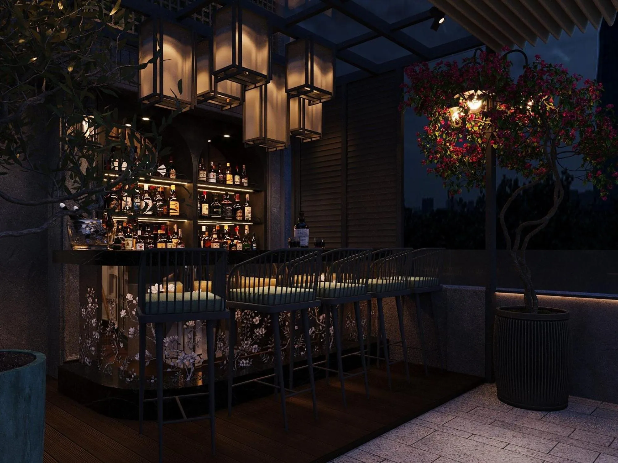 Lounge or bar in Le Petit Prince Lakeside Hotel & Rooftop Bar