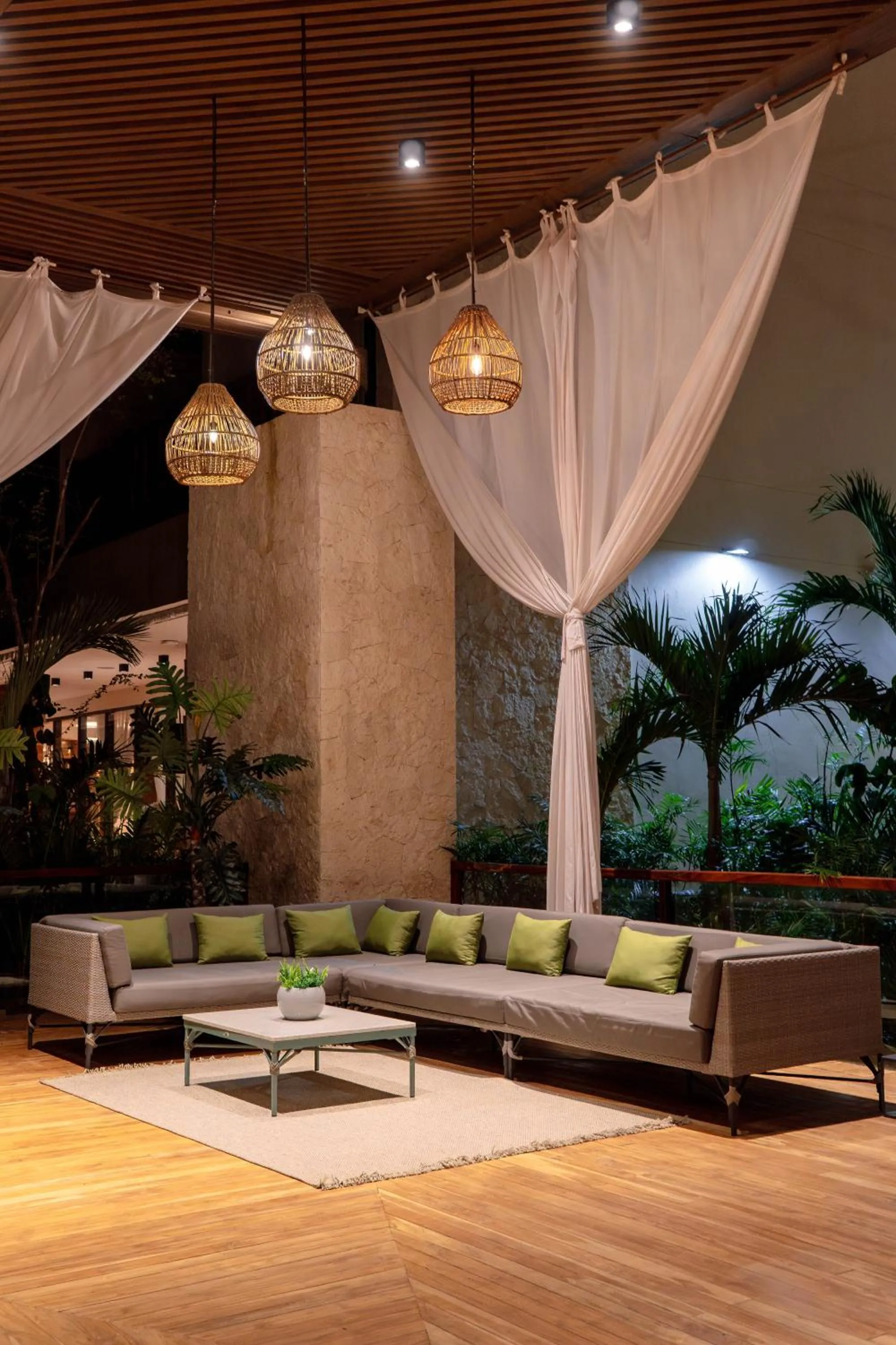 Patio in Hotel Mundo Maya Tulum