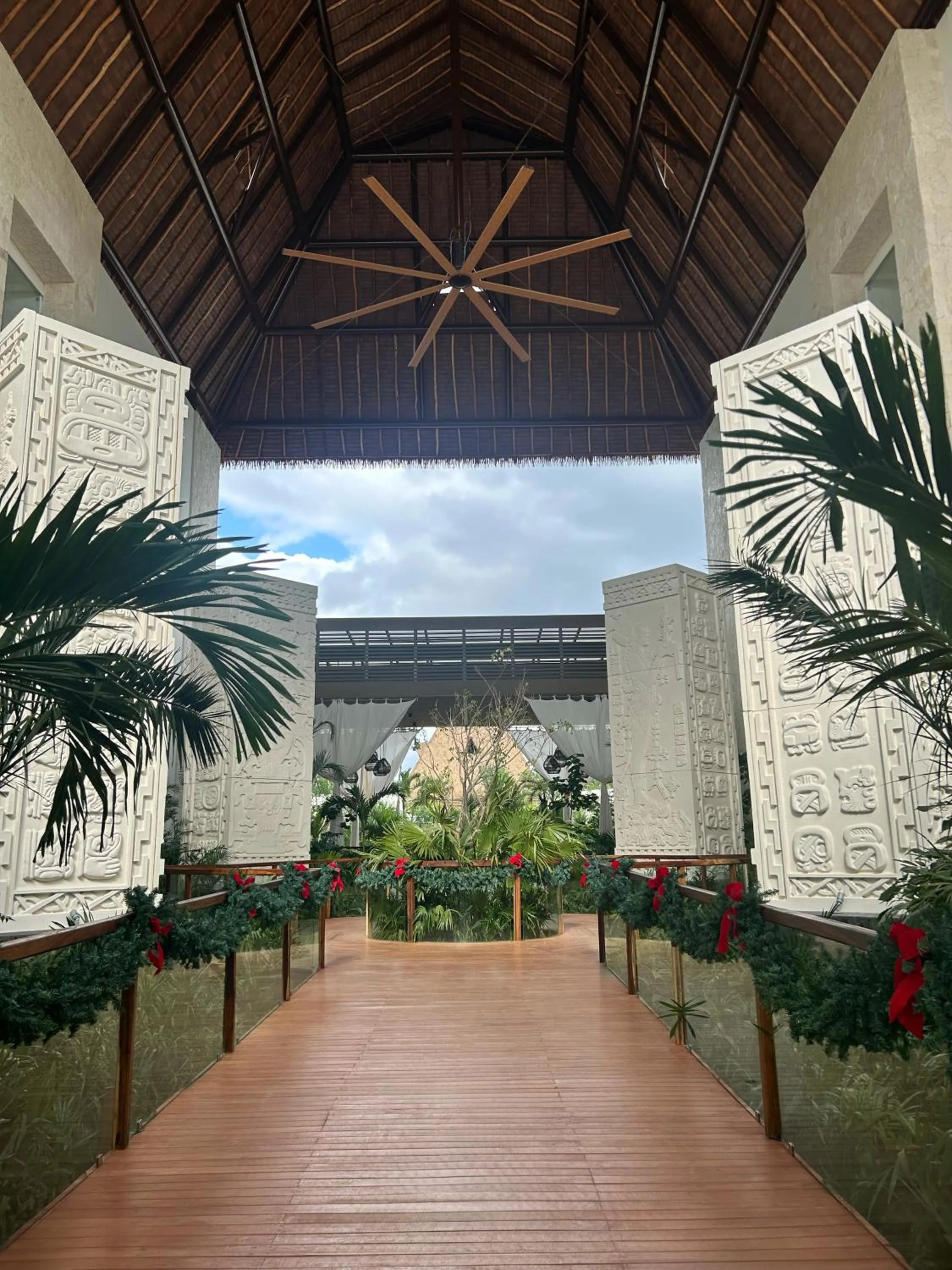 Facade/entrance in Hotel Mundo Maya Tulum
