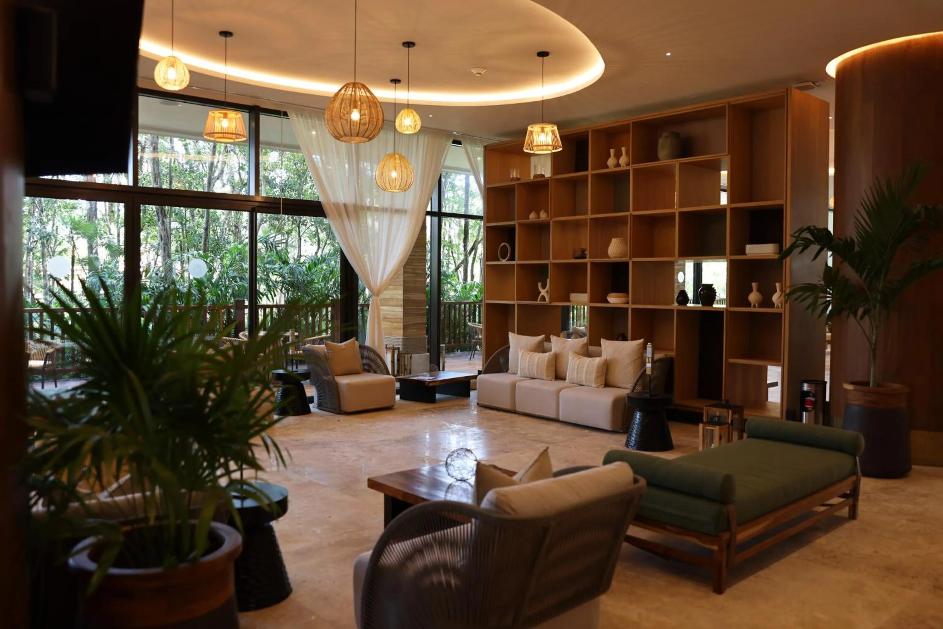 Living room in Hotel Mundo Maya Tulum