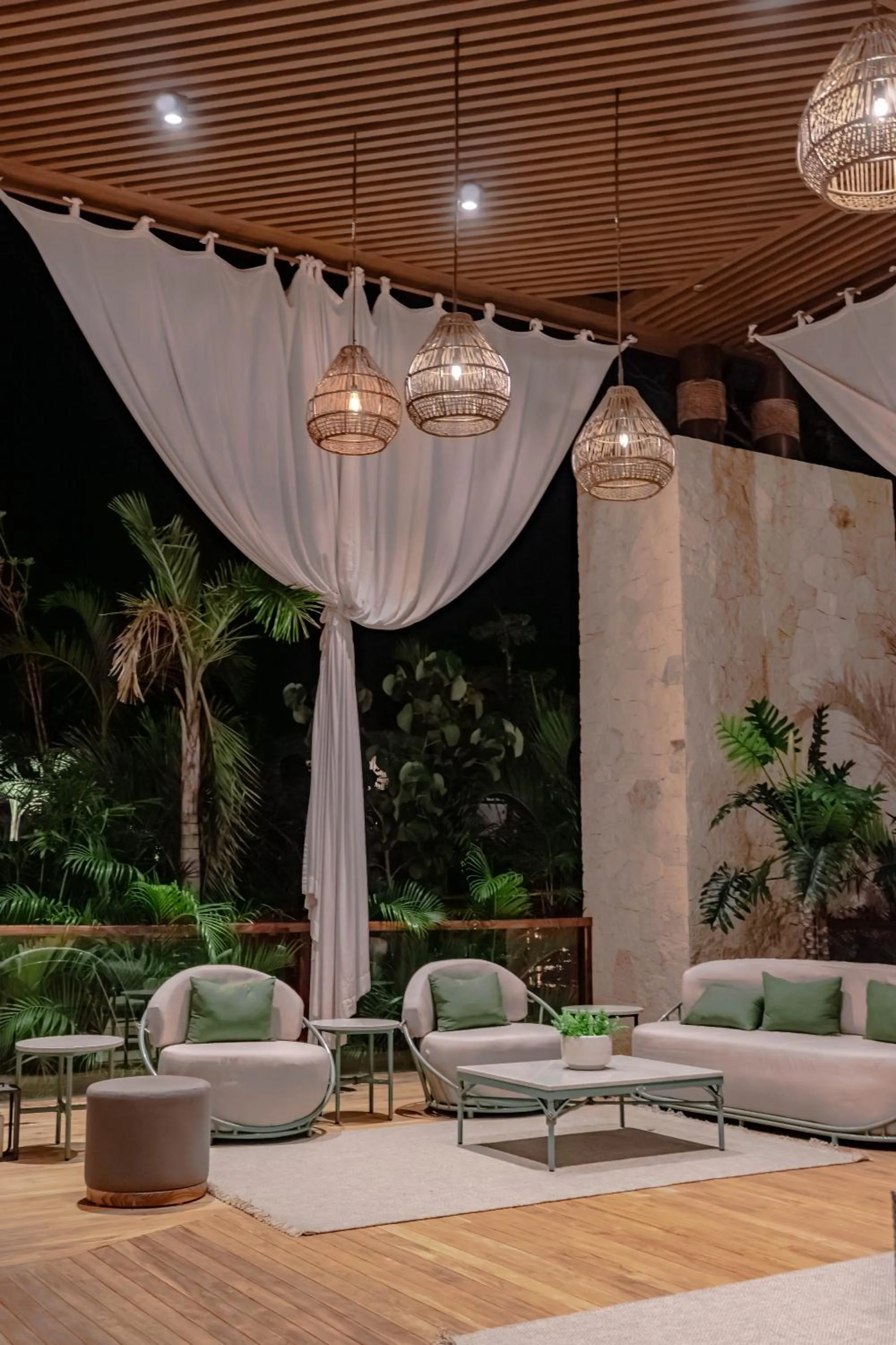 Patio in Hotel Mundo Maya Tulum
