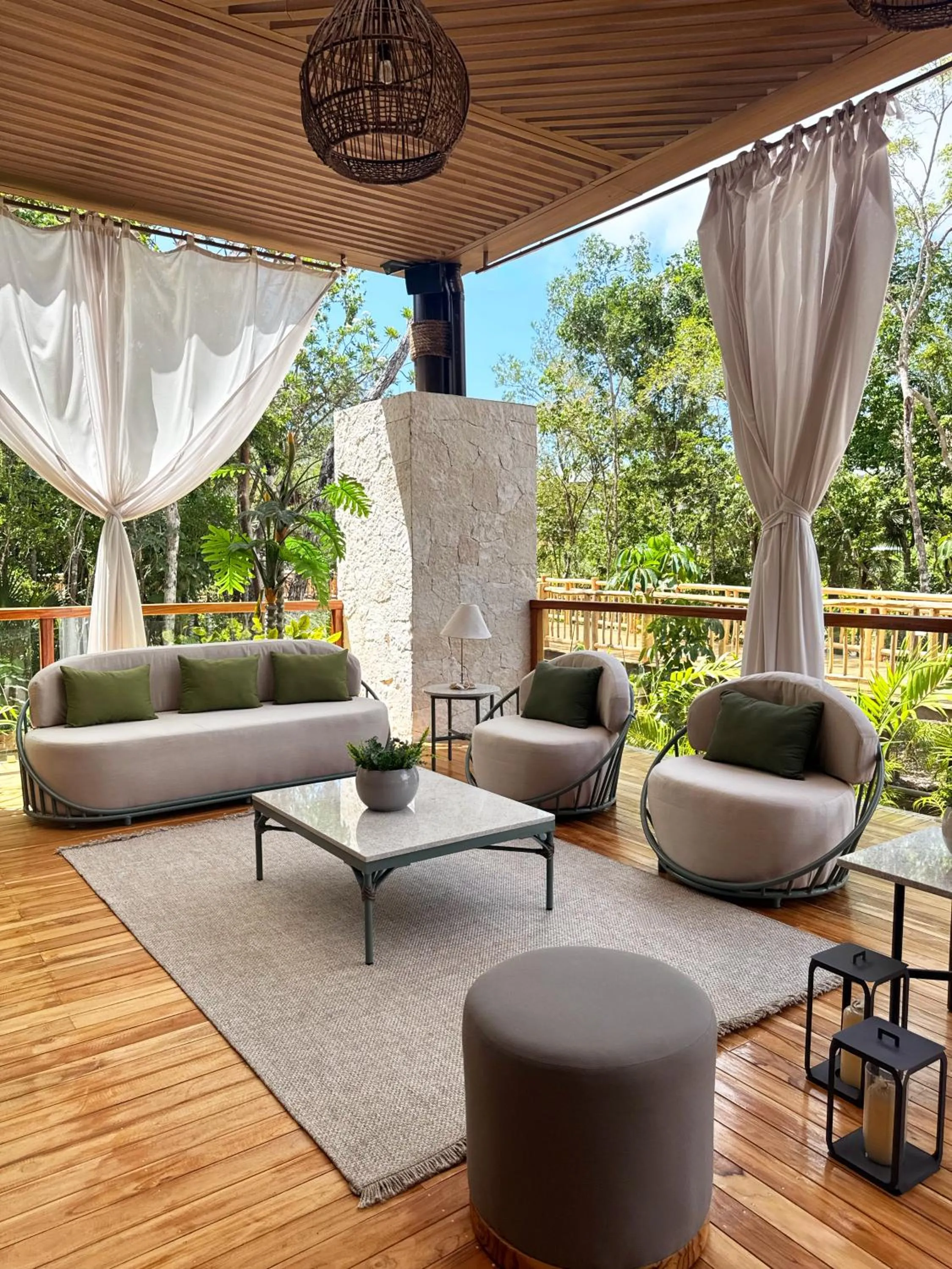 Patio in Hotel Mundo Maya Tulum