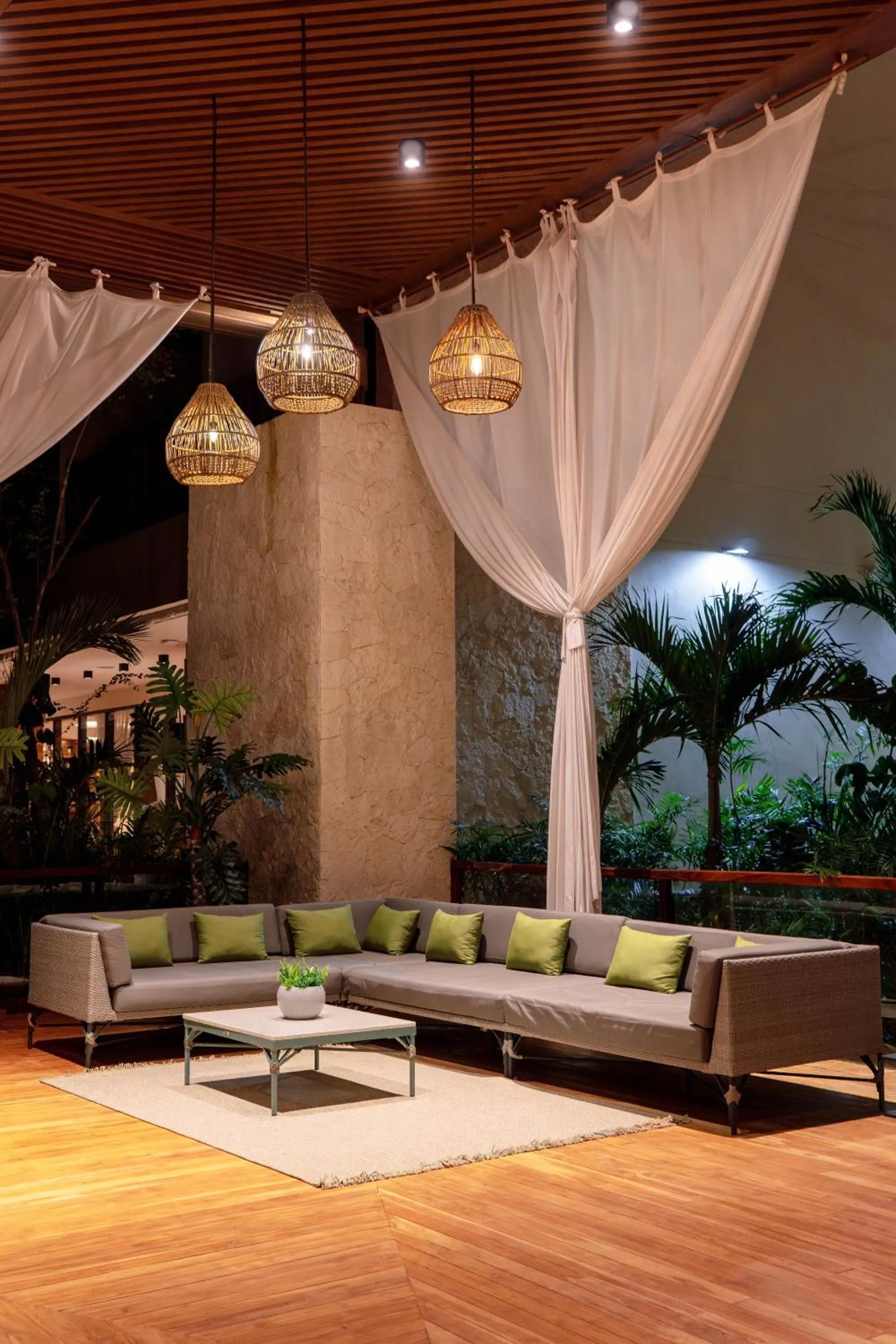 Patio in Hotel Mundo Maya Tulum