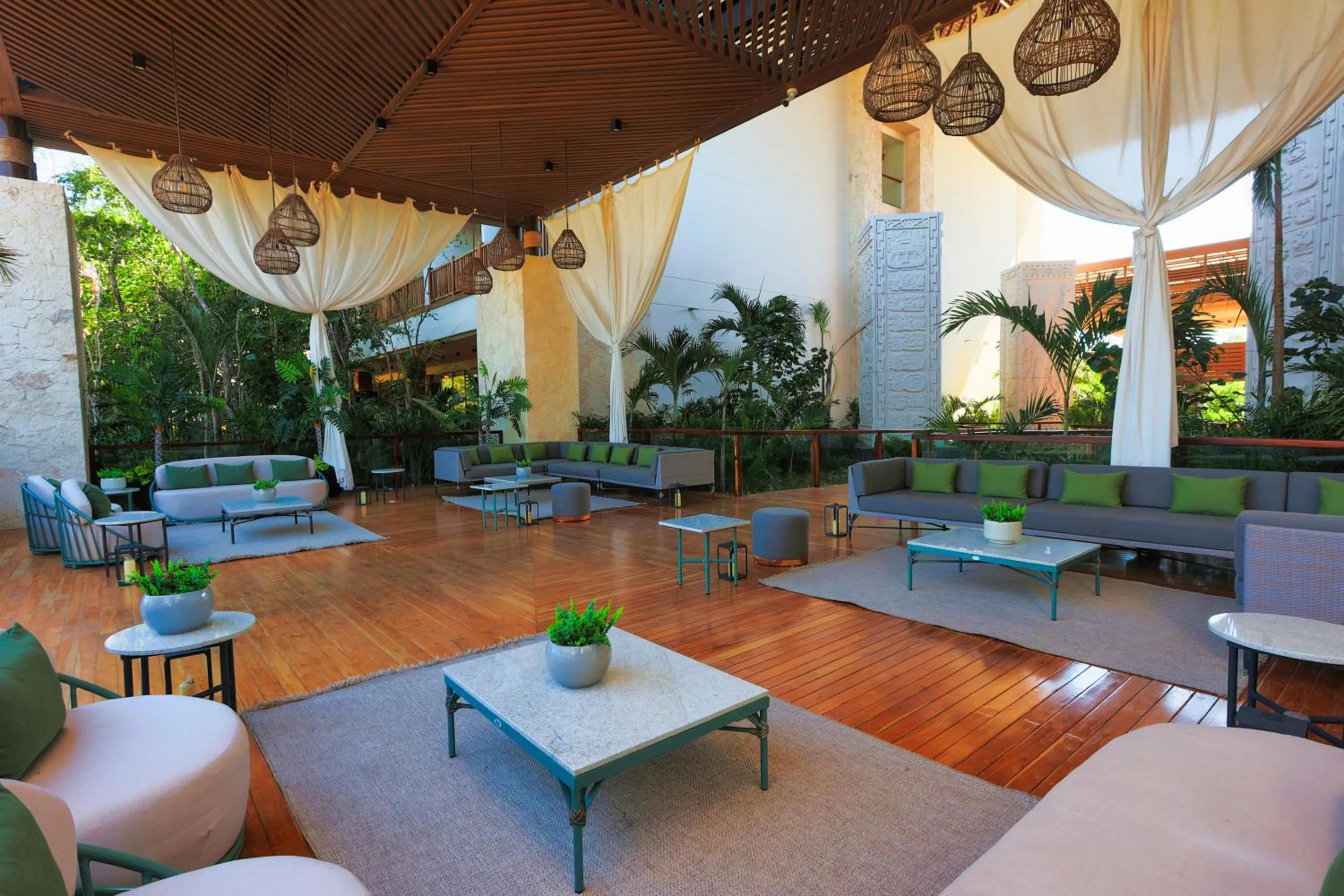 Patio in Hotel Mundo Maya Tulum
