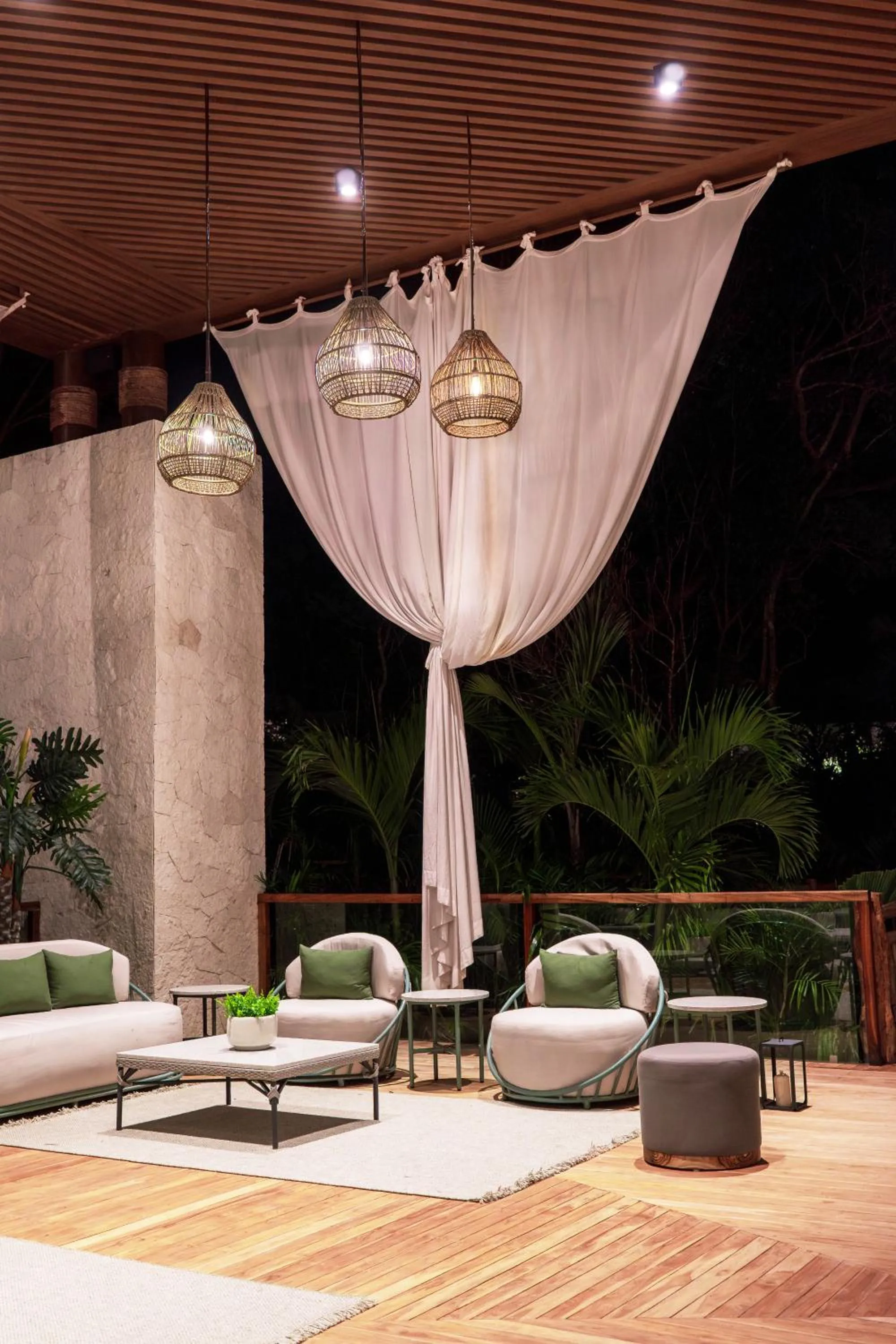 Patio in Hotel Mundo Maya Tulum
