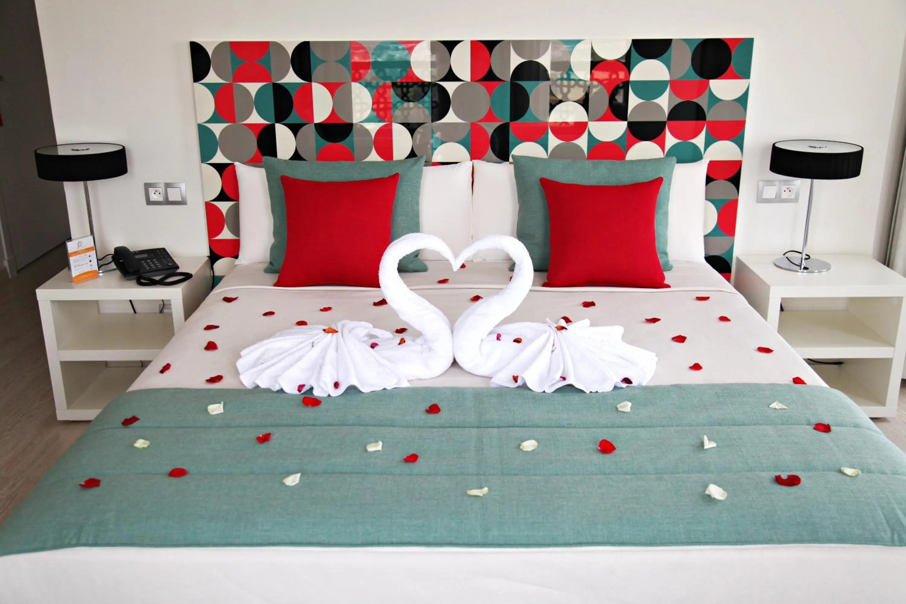 Bed in Al Mandari Hôtel Tétouan