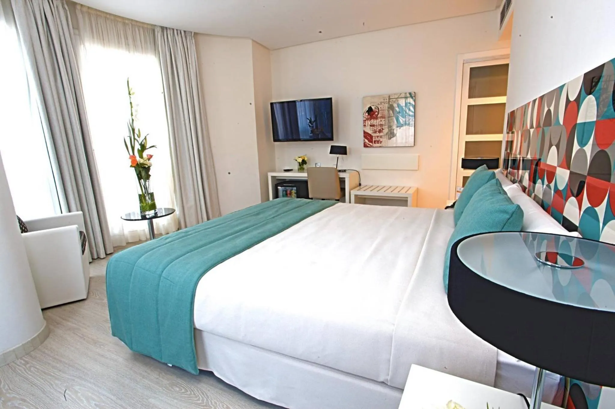 Bed in Al Mandari Hôtel Tétouan